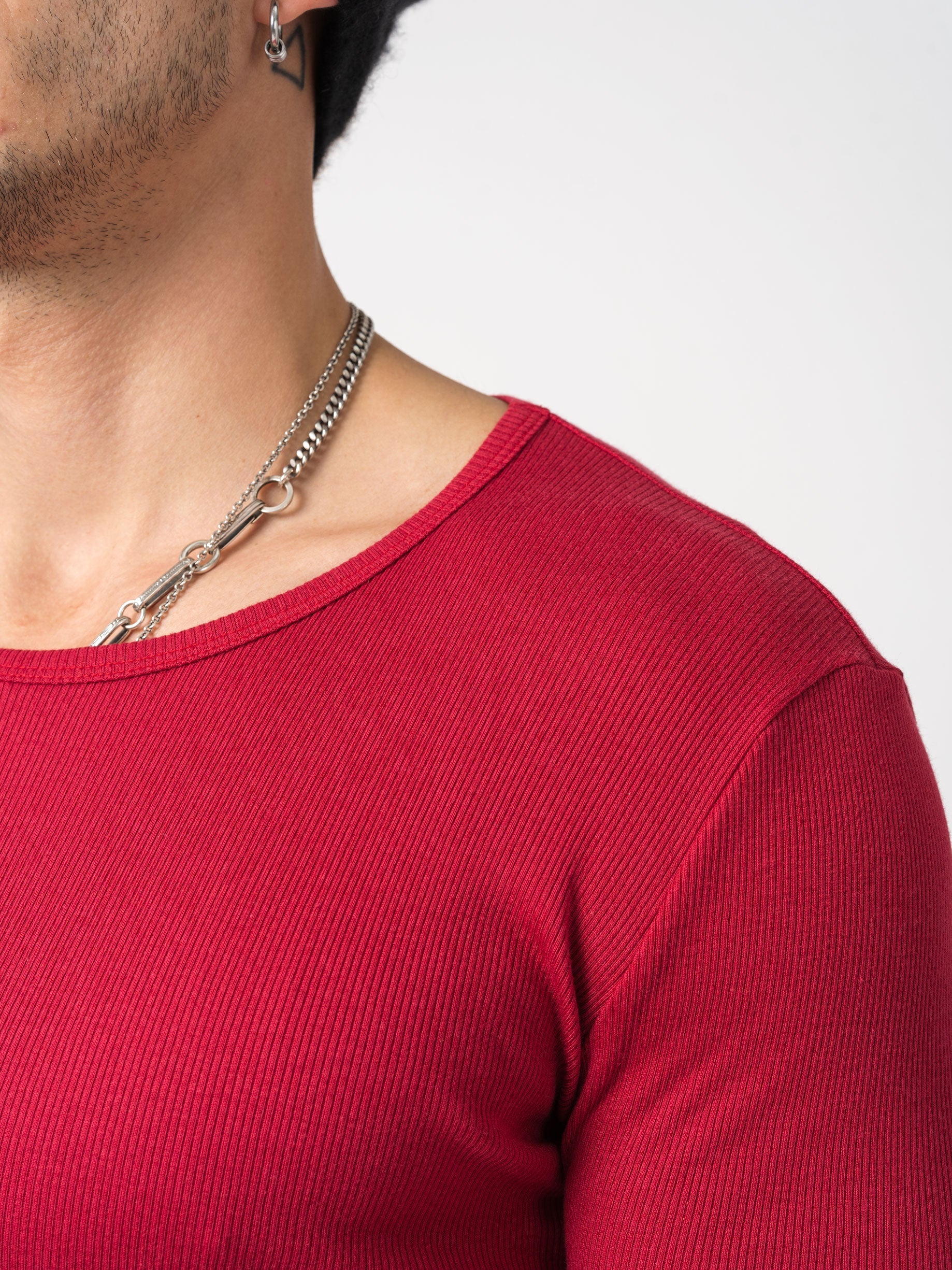 Rib Long Sleeve T-Shirt - INN7