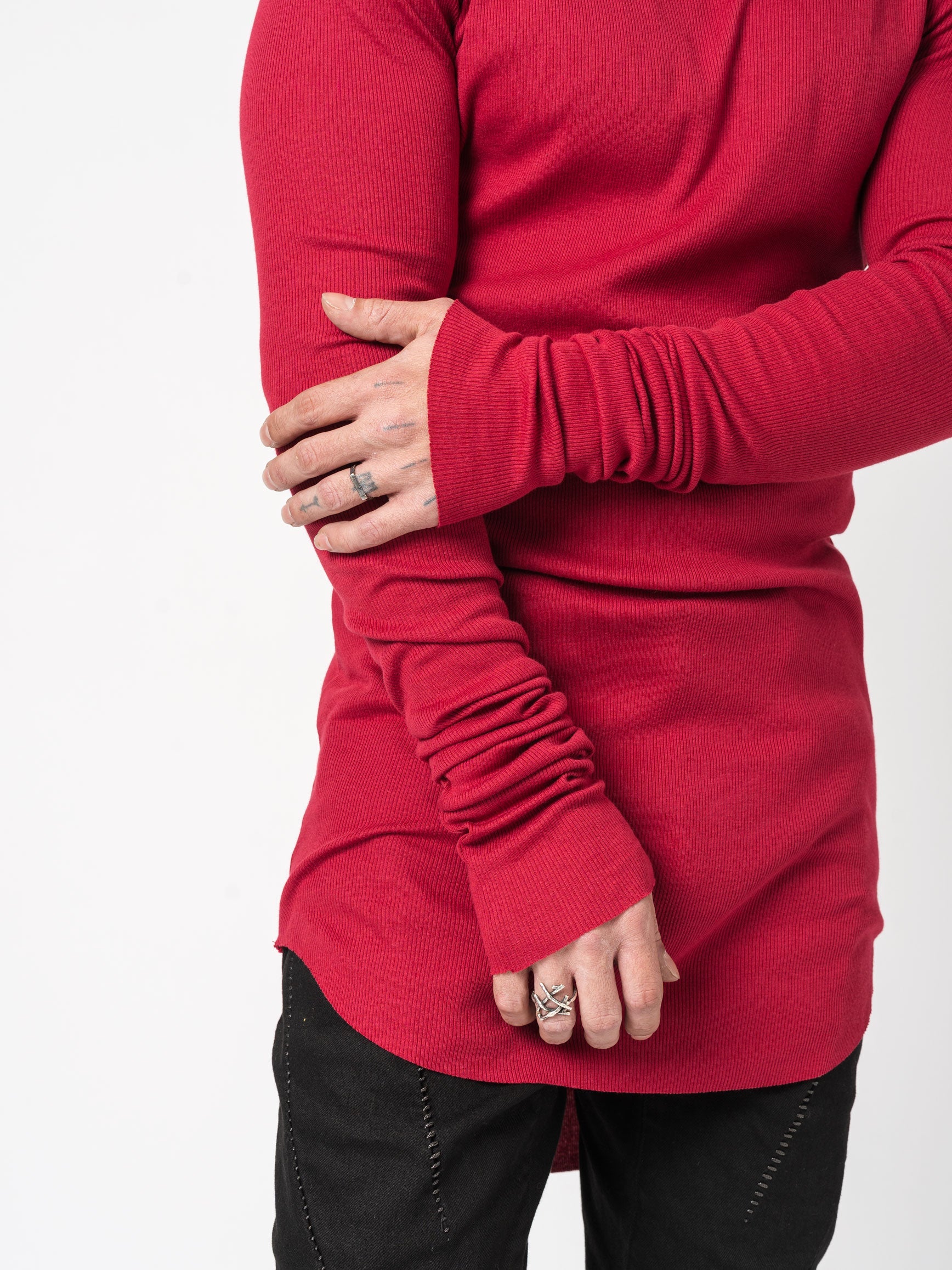 Rib Long Sleeve T-Shirt - INN7