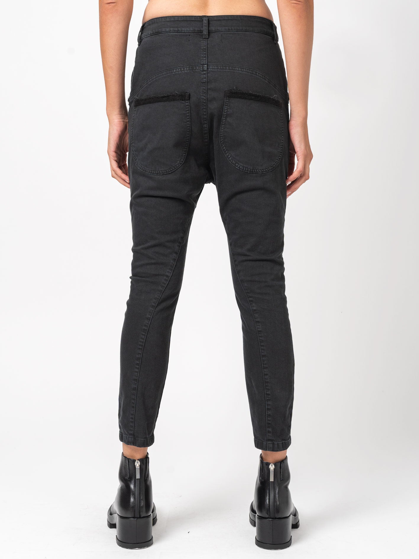 Skinny Old Black Pants - INN7