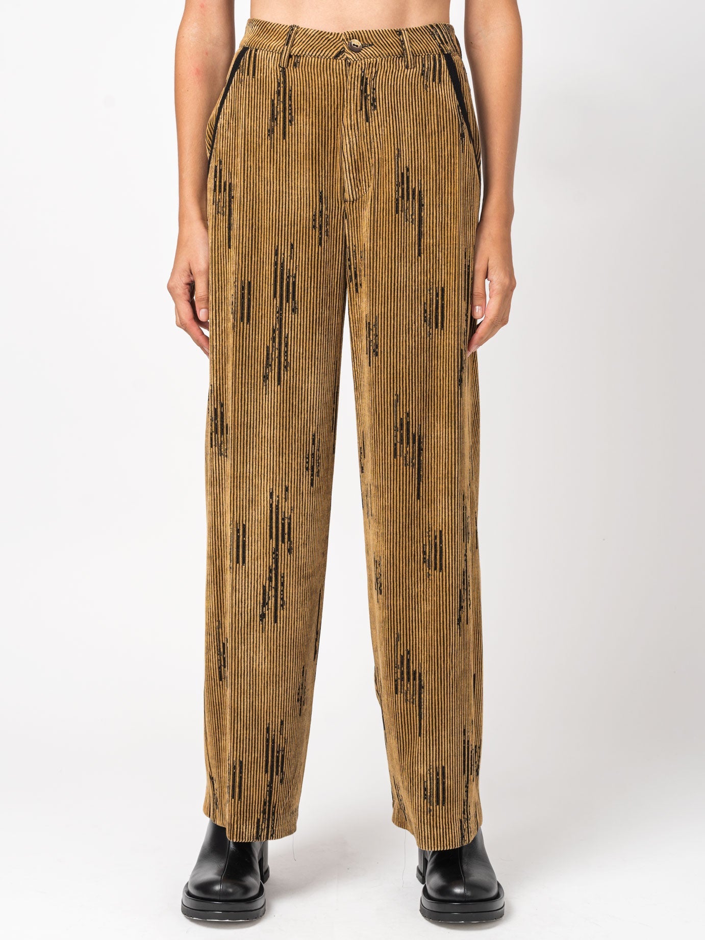 Wide-Leg Corduroy Pants - INN7
