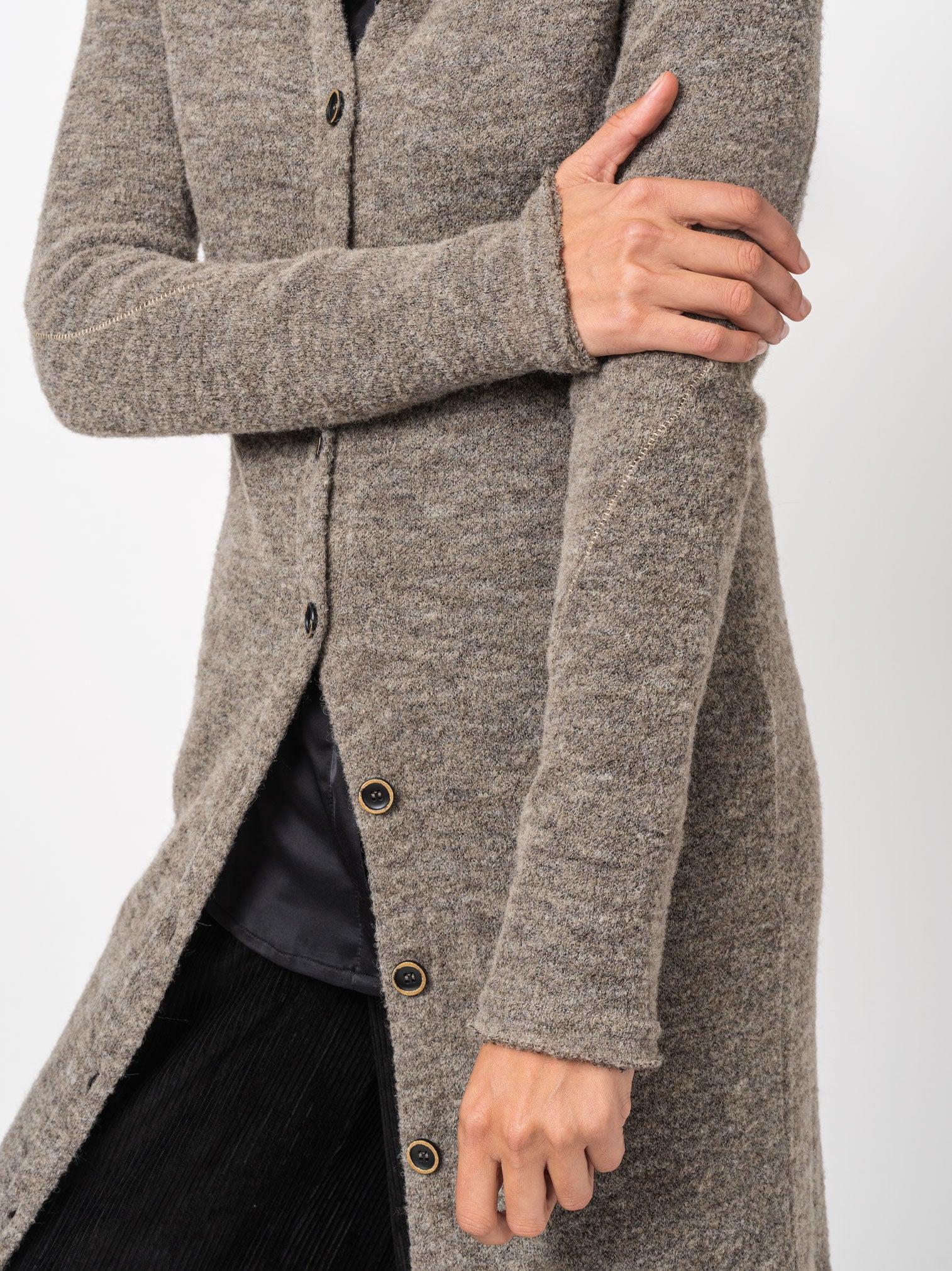 Long Buttoned Cardigan - INN7