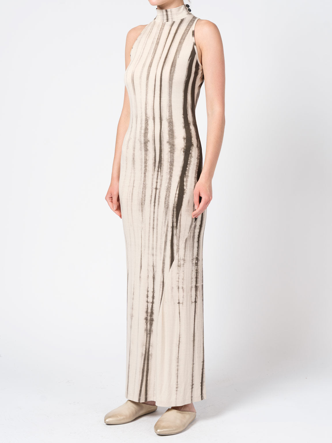 Sleeveless Tie-Dye Maxi Dress - INN7