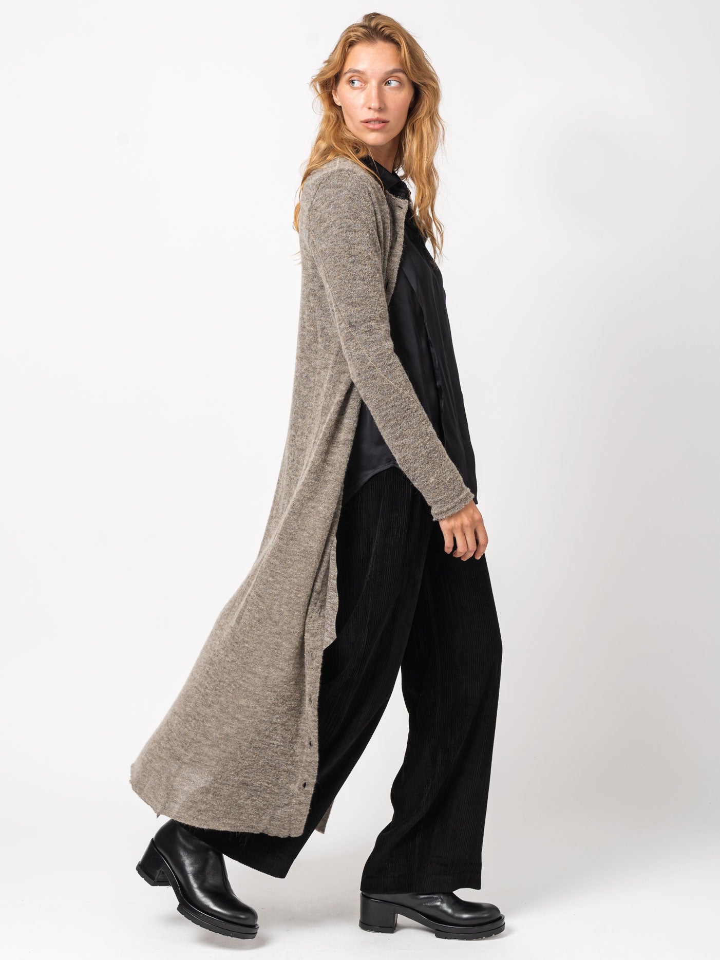 Long Buttoned Cardigan - INN7