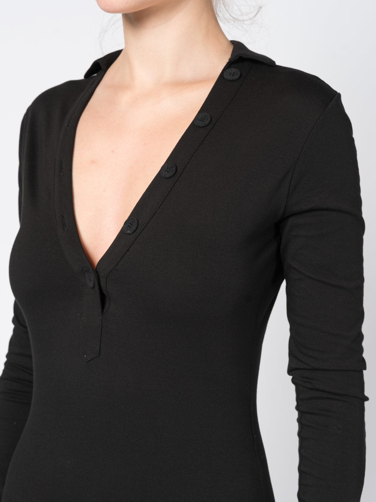 Long-Sleeve Maxi Dress