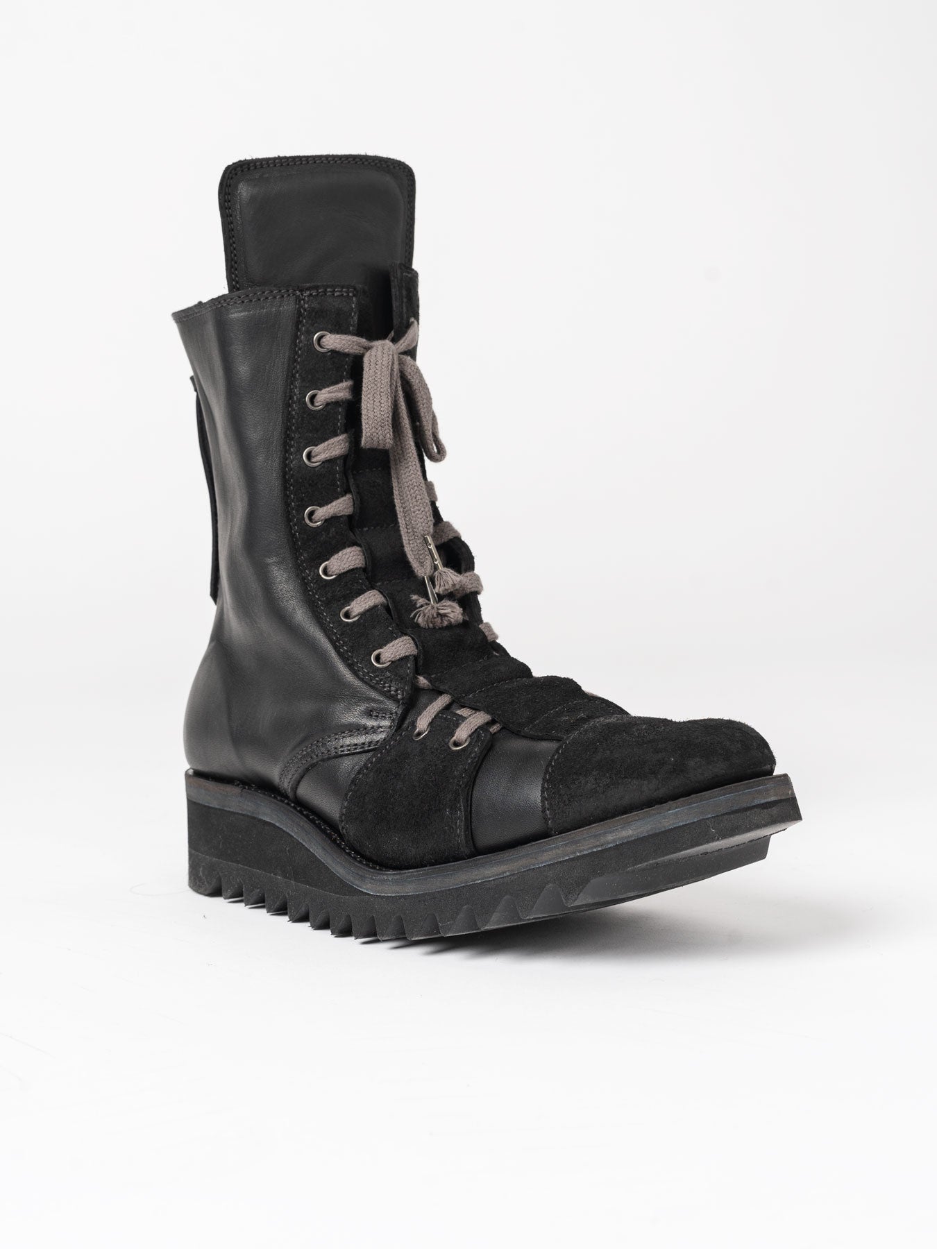 Shark Sole Lace-Up Boots - INN7
