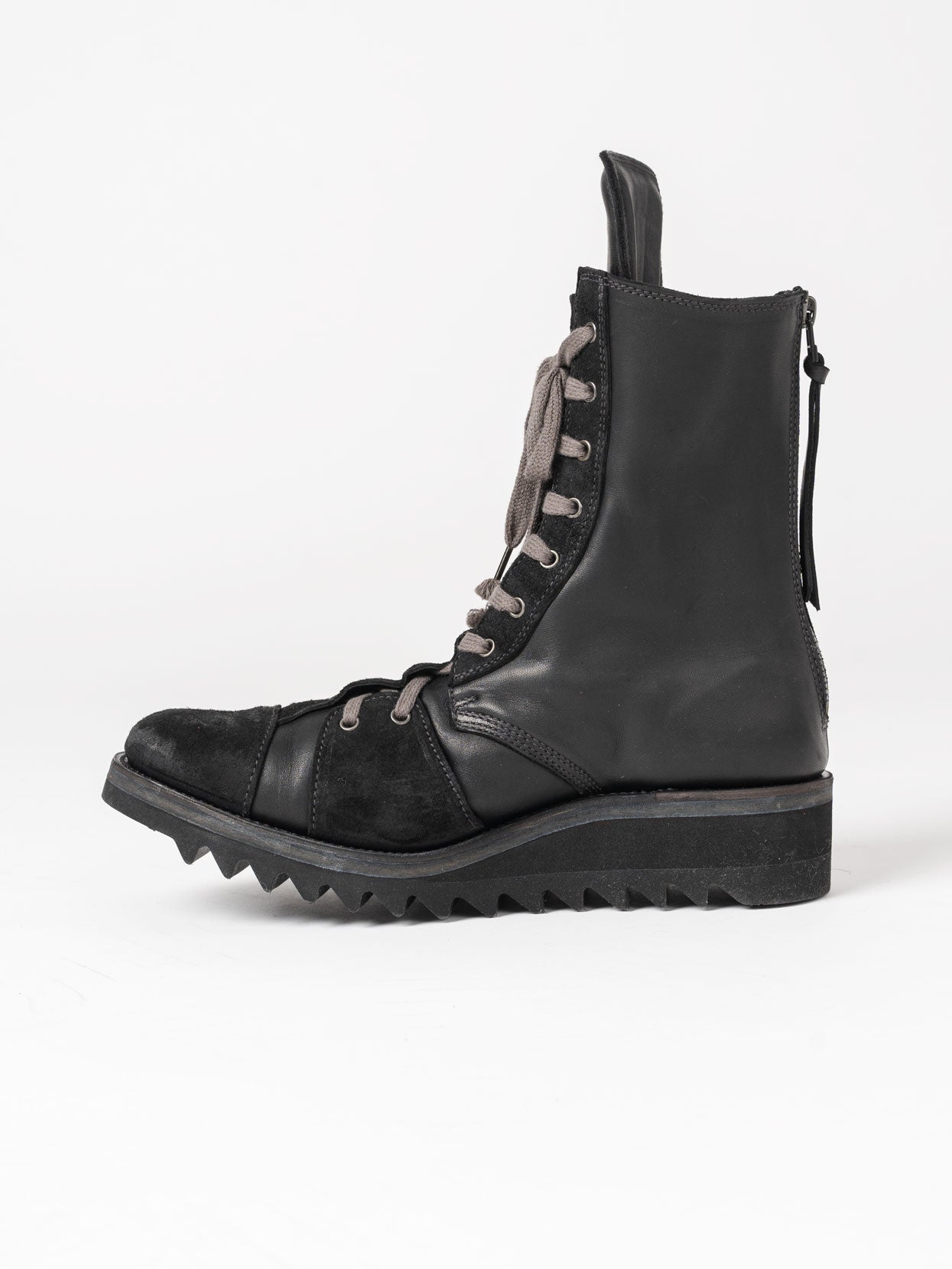Shark Sole Lace-Up Boots - INN7