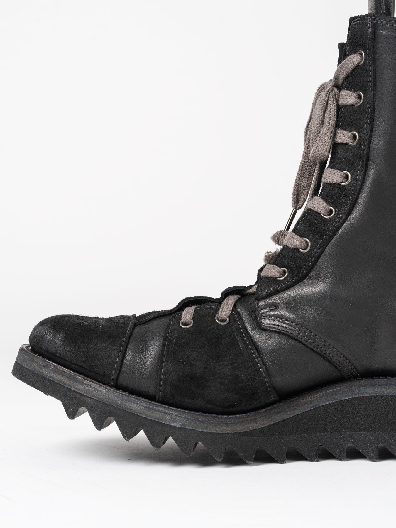 Shark Sole Lace-Up Boots - INN7
