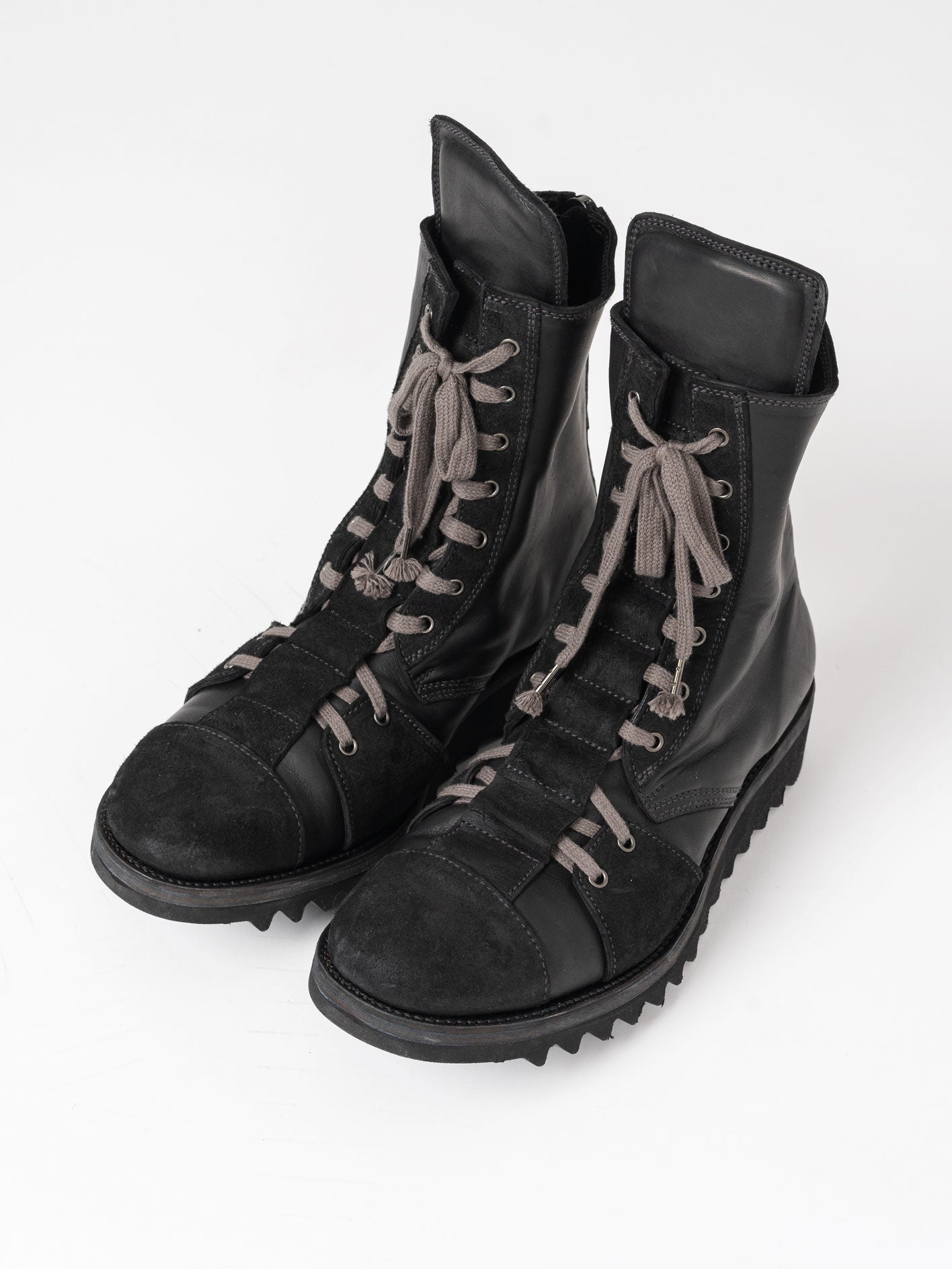 Shark Sole Lace-Up Boots - INN7