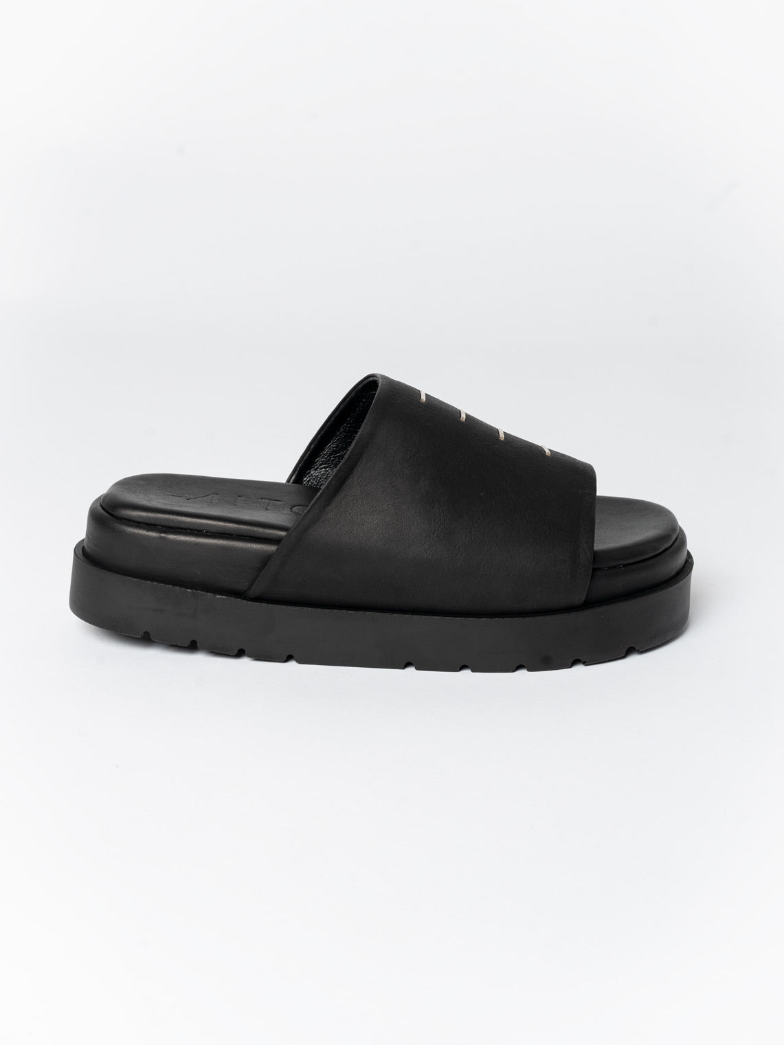 Leather Slide Sandals