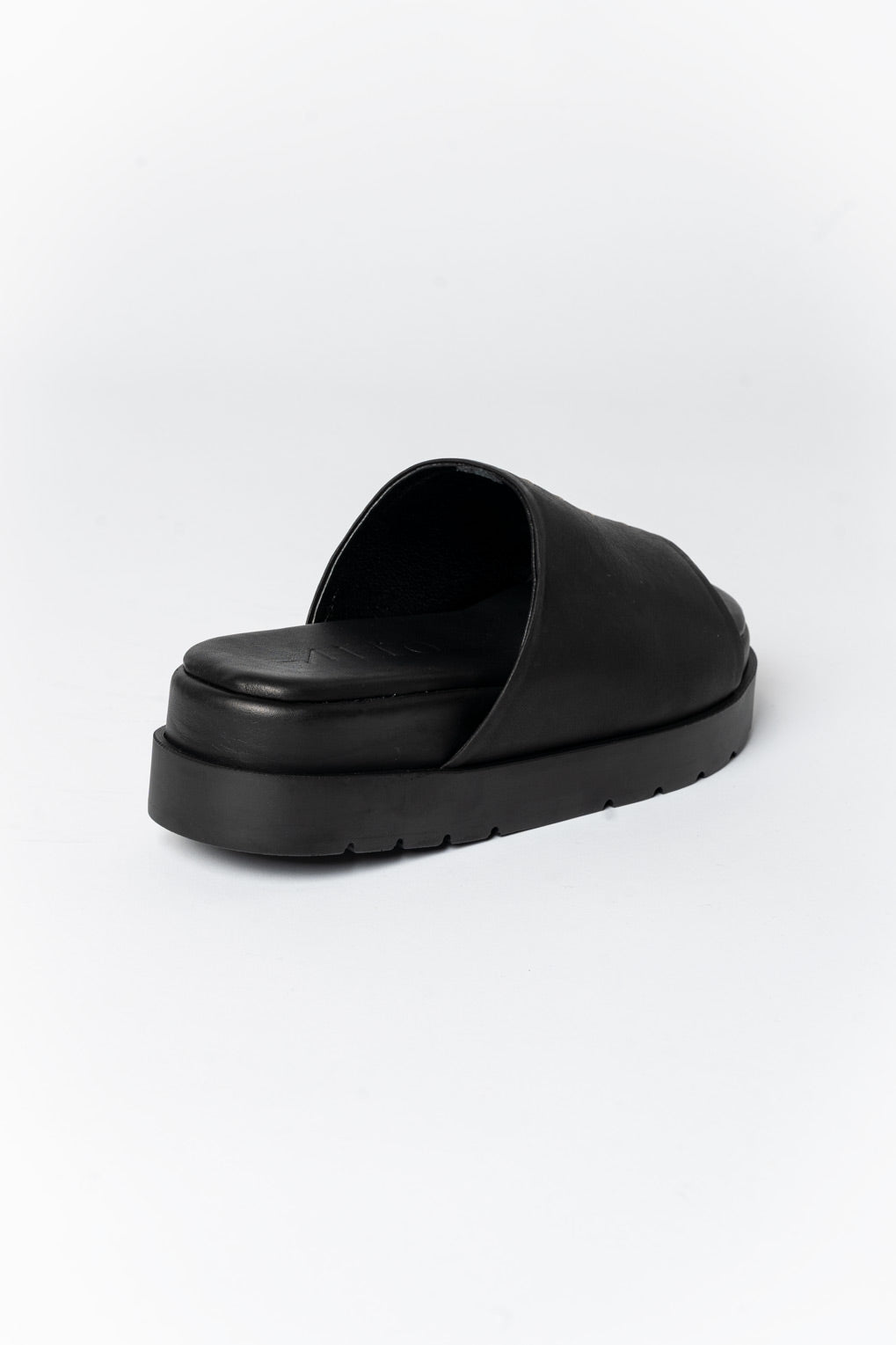 Leather Slide Sandals