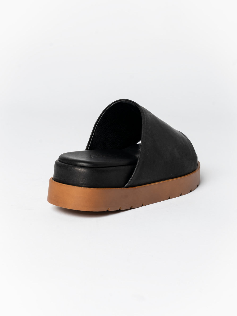 Leather Slide Sandals