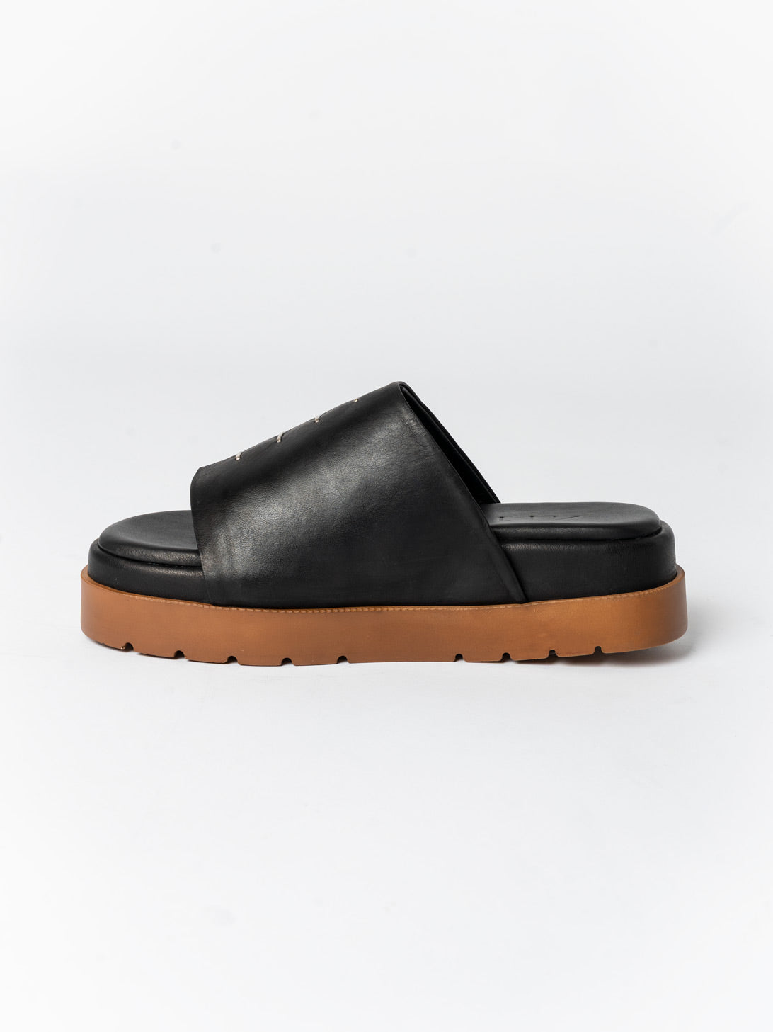 Leather Slide Sandals