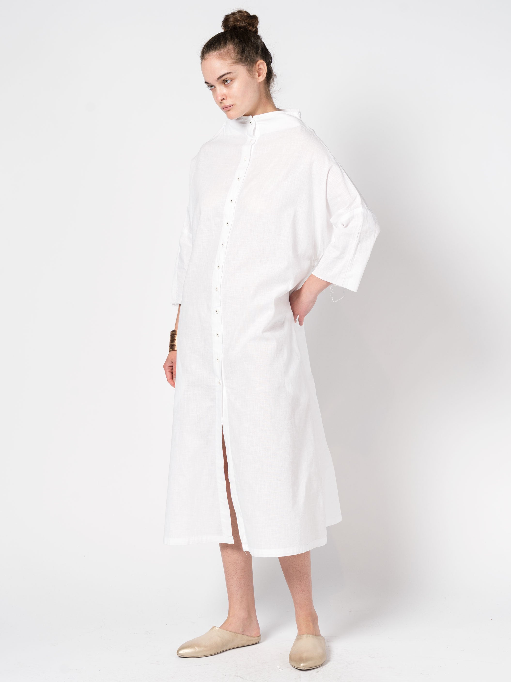 Linen Shirt Dress - INN7