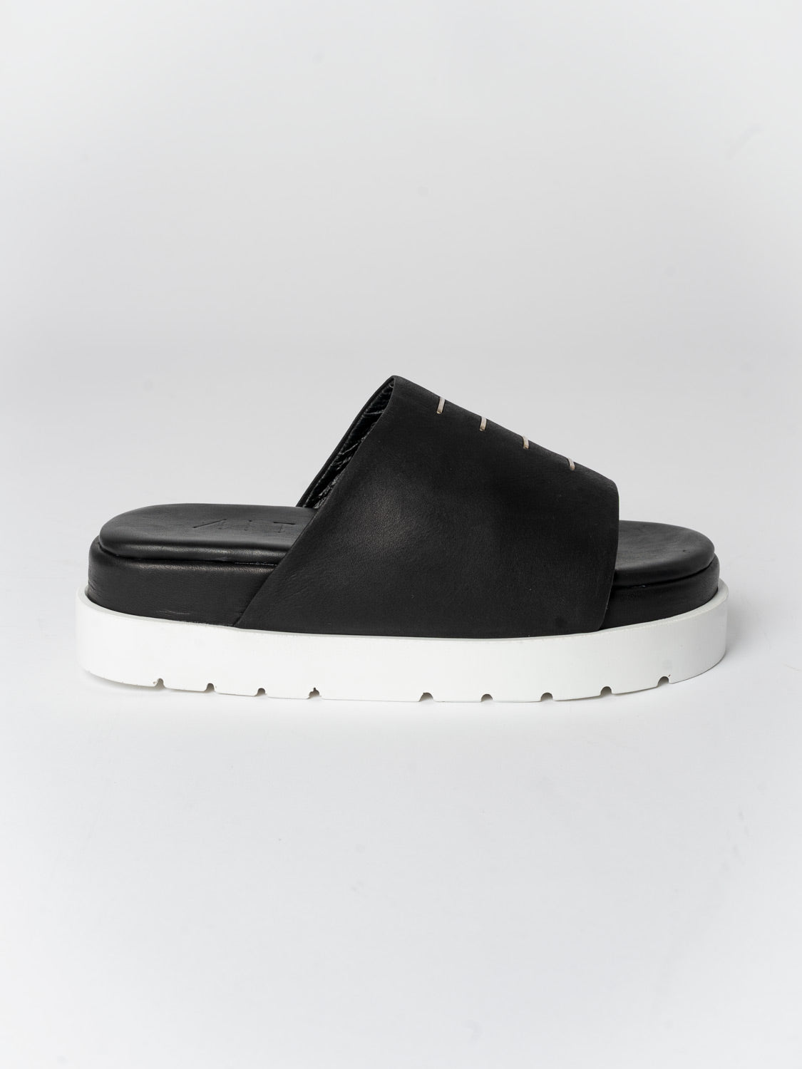 Leather Slide Sandals