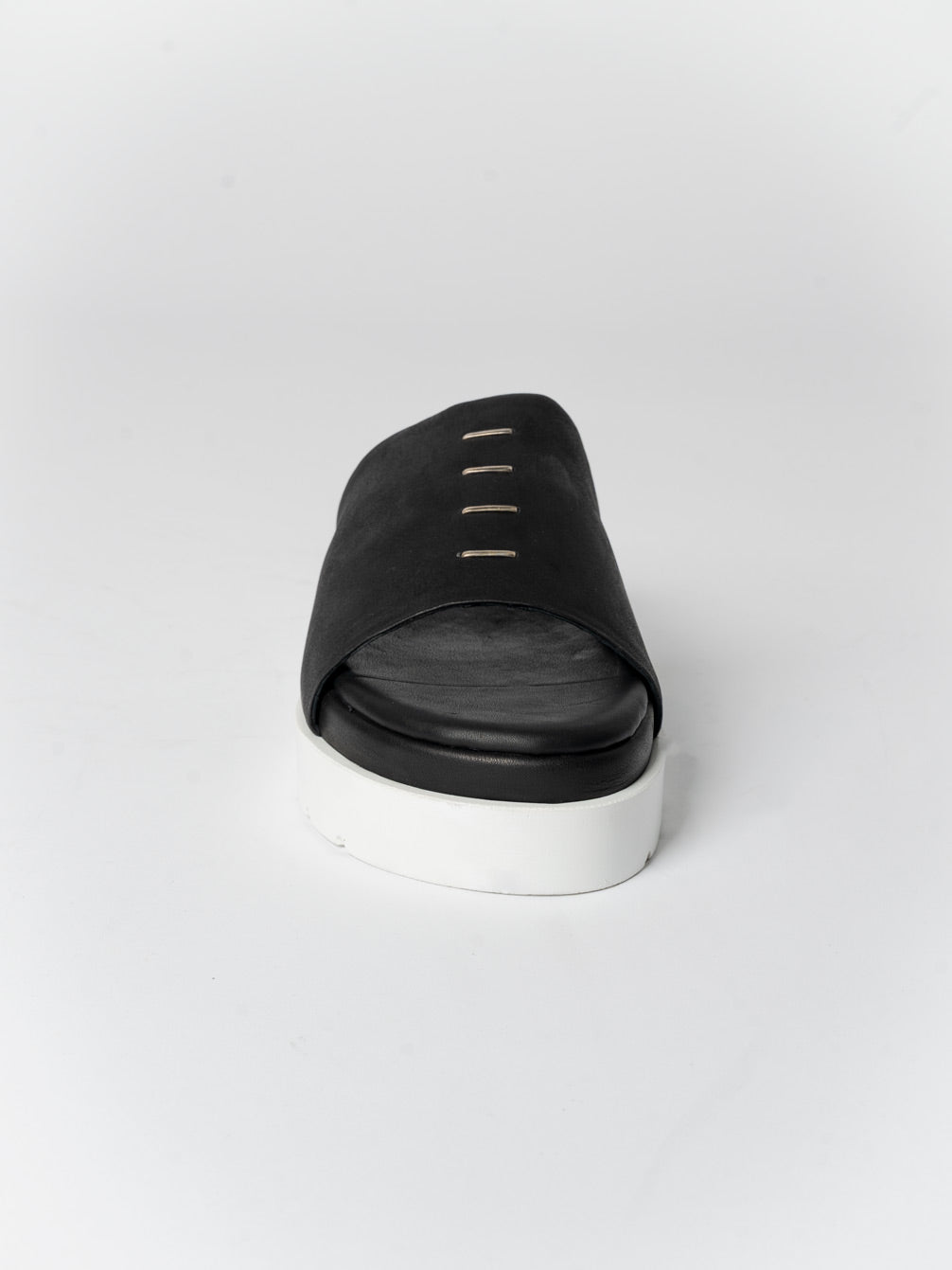 Leather Slide Sandals