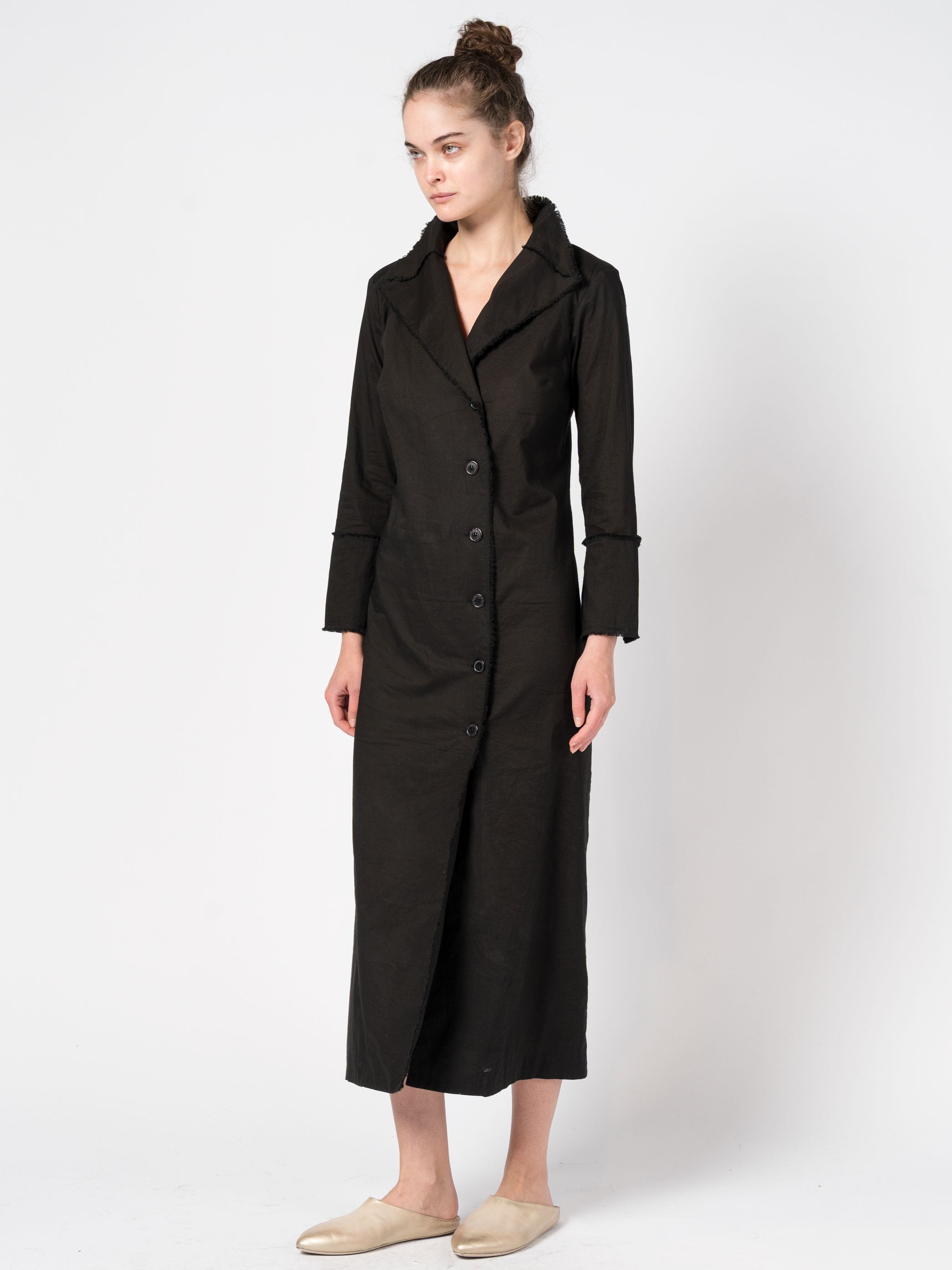 Button-Down Long Dress