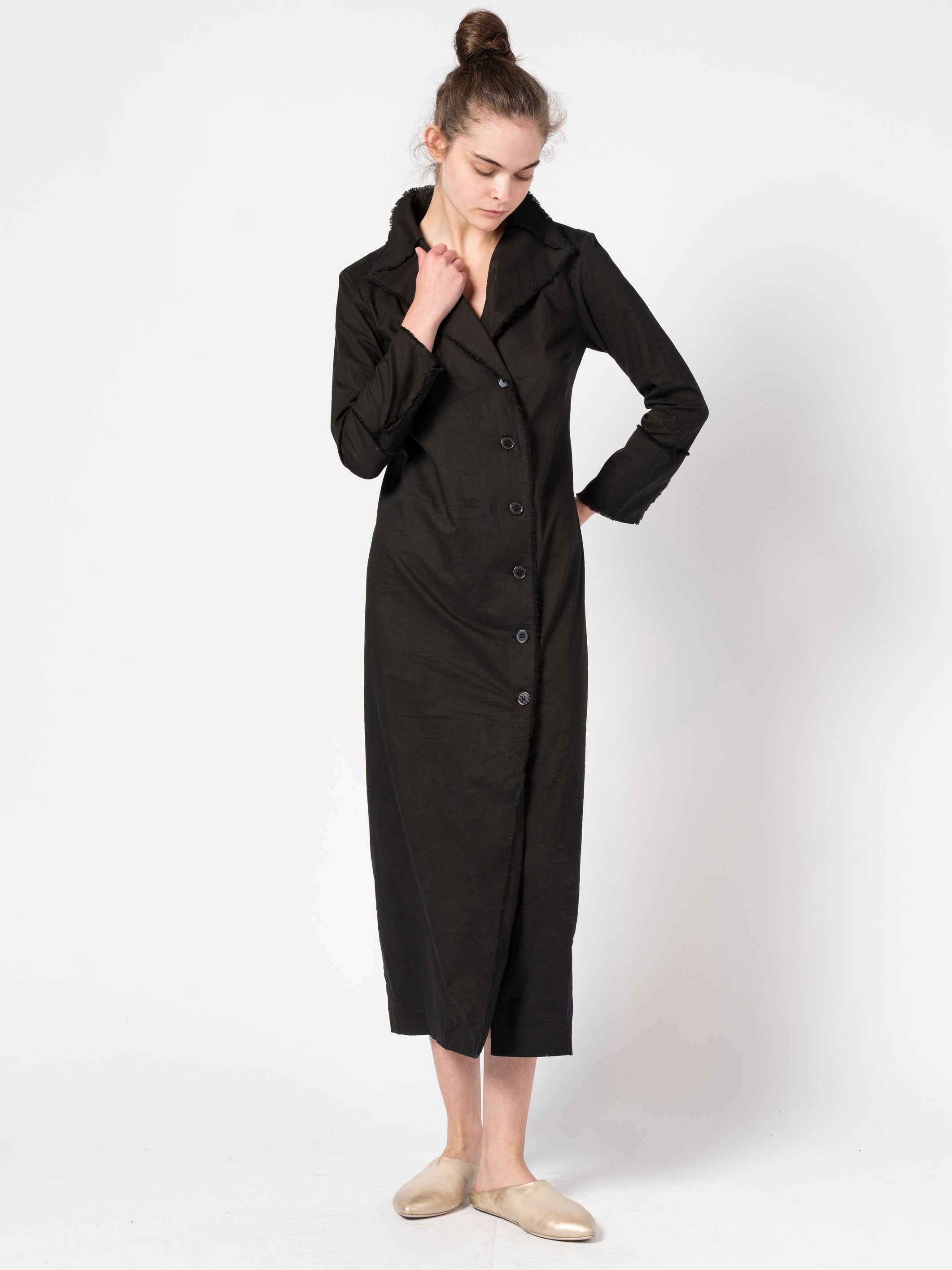 Button-Down Long Dress