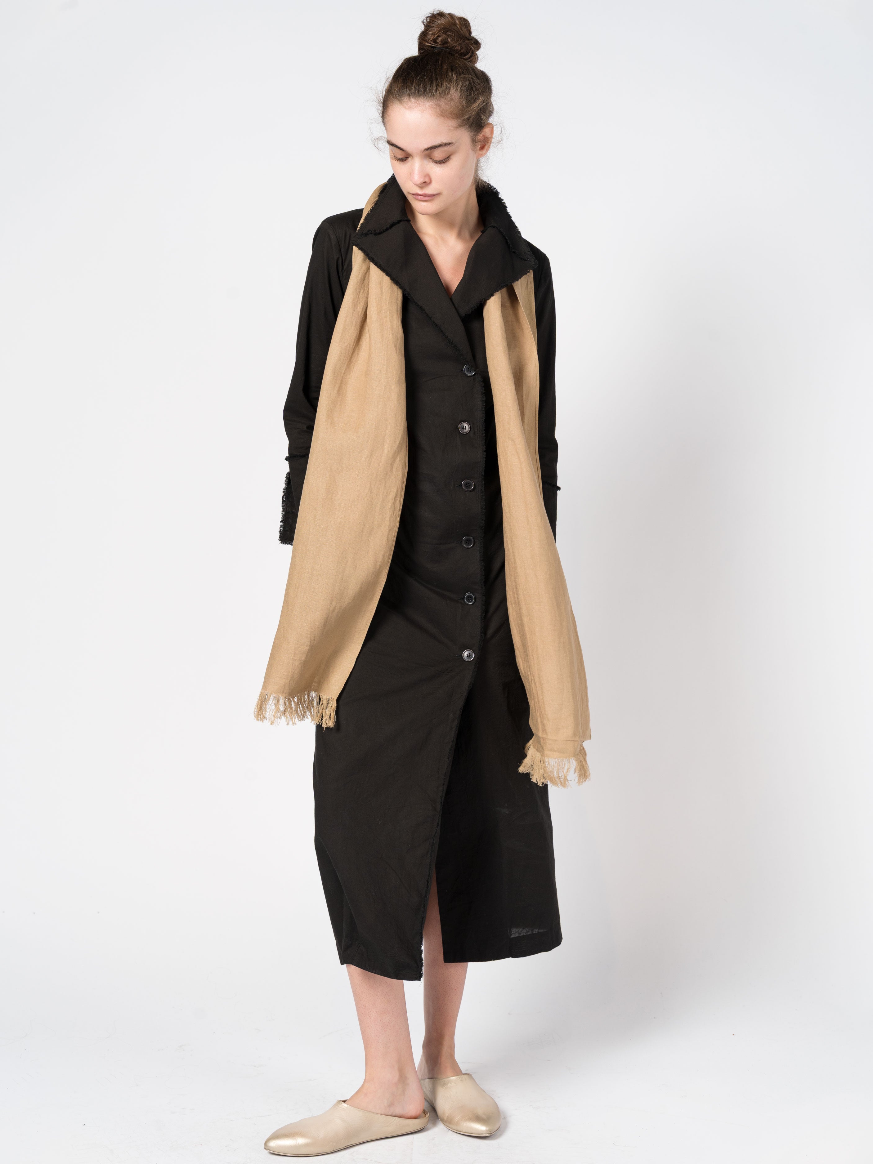 Linen Fringe Scarf - INN7