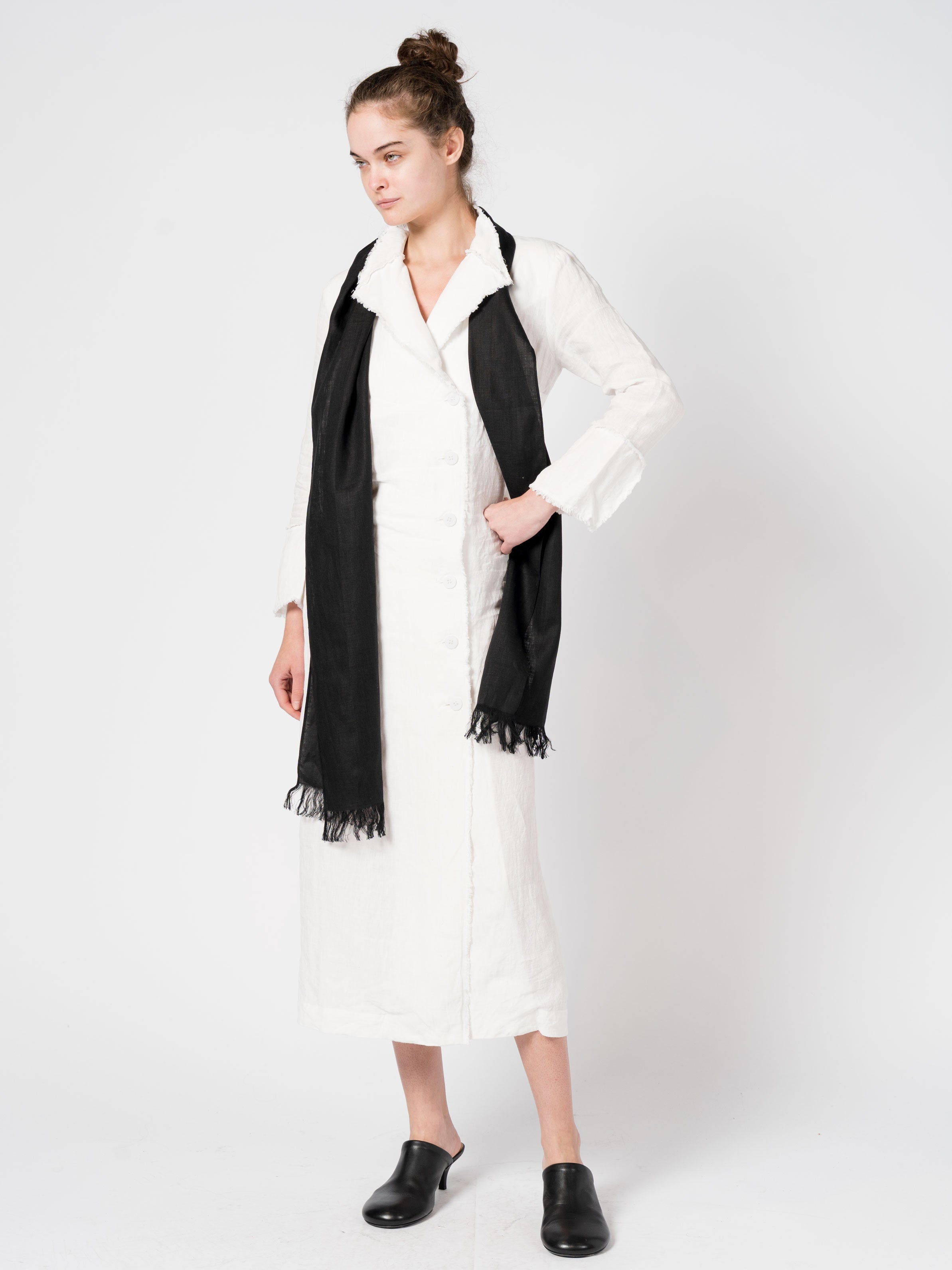 Linen Fringe Scarf - INN7