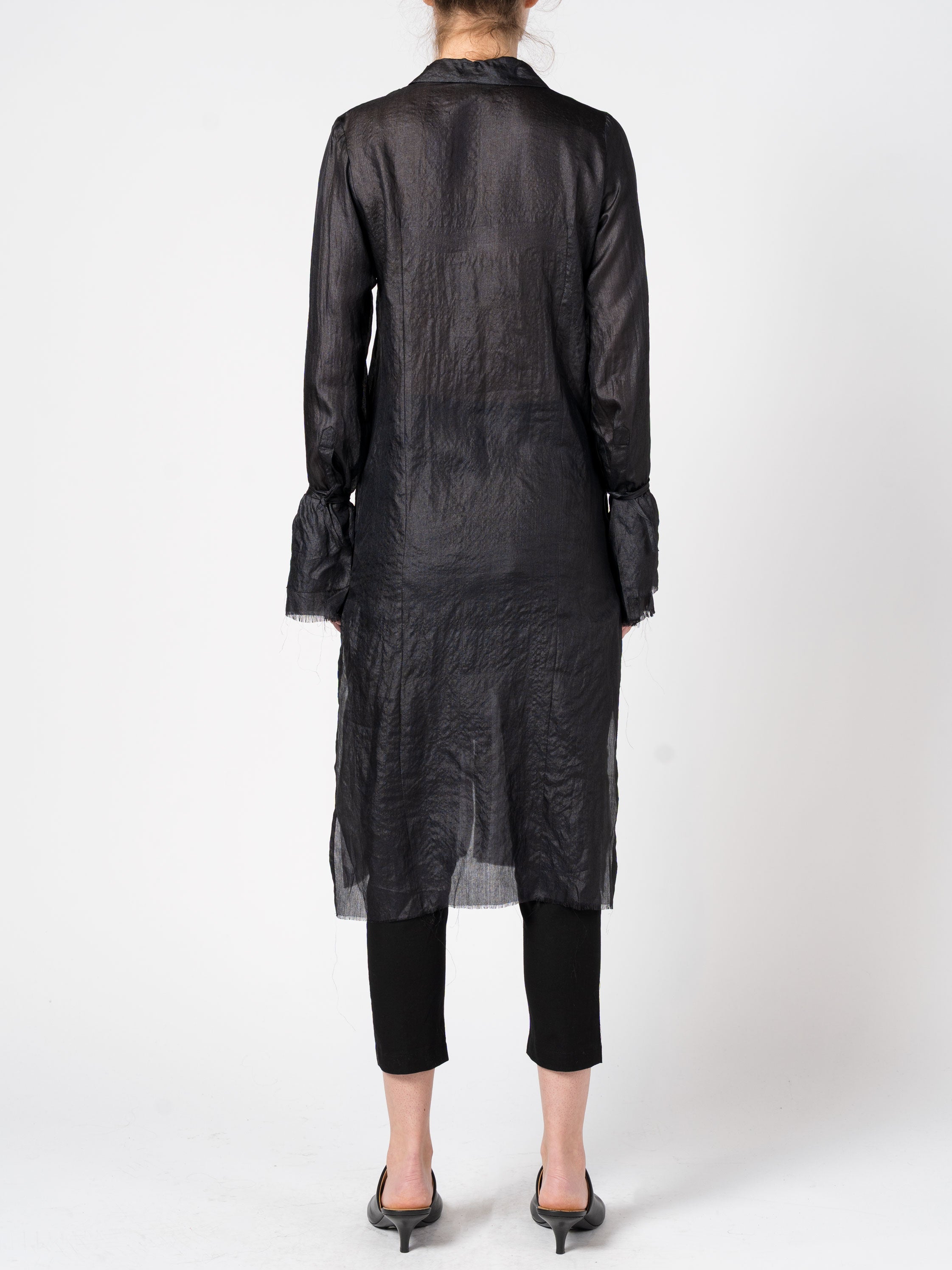Silk Shirt Dress