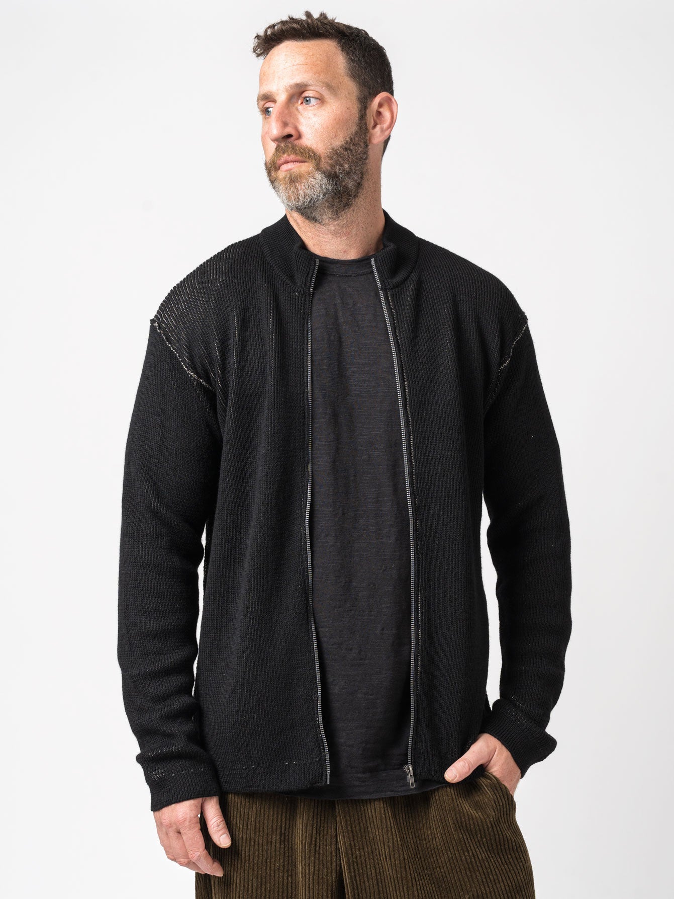High-Neck Zip-Up Jacket - INN7
