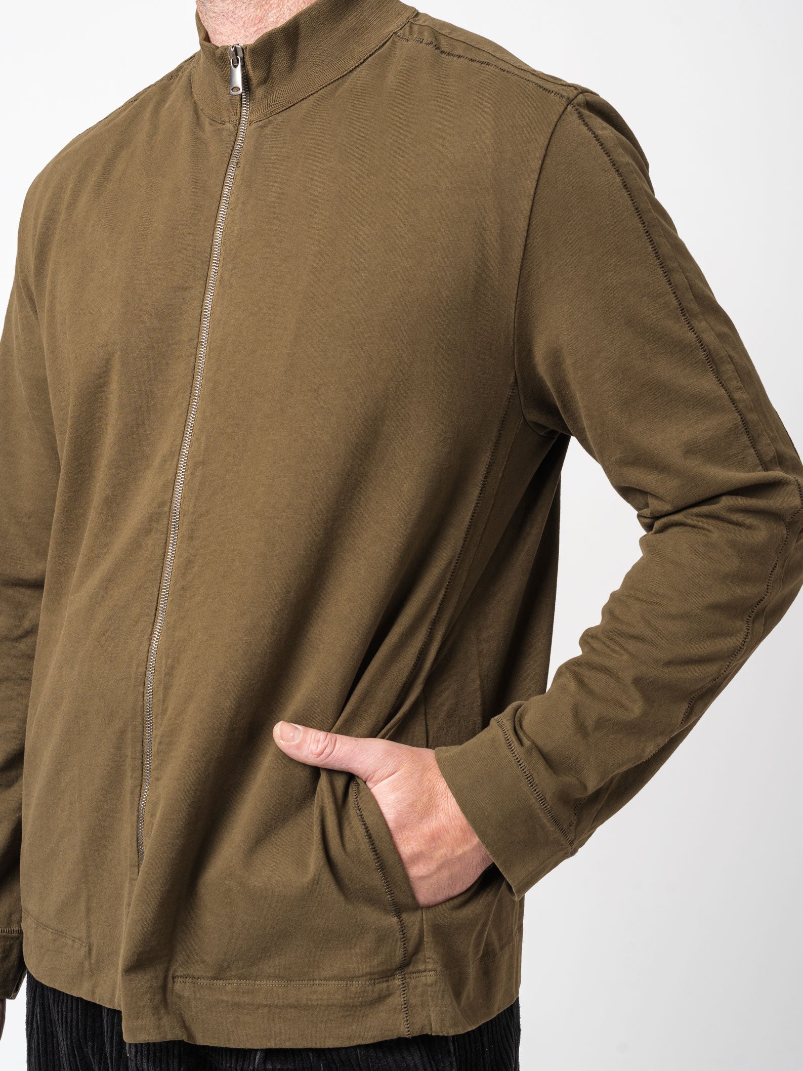 High-Neck Zip-Up Jacket - INN7