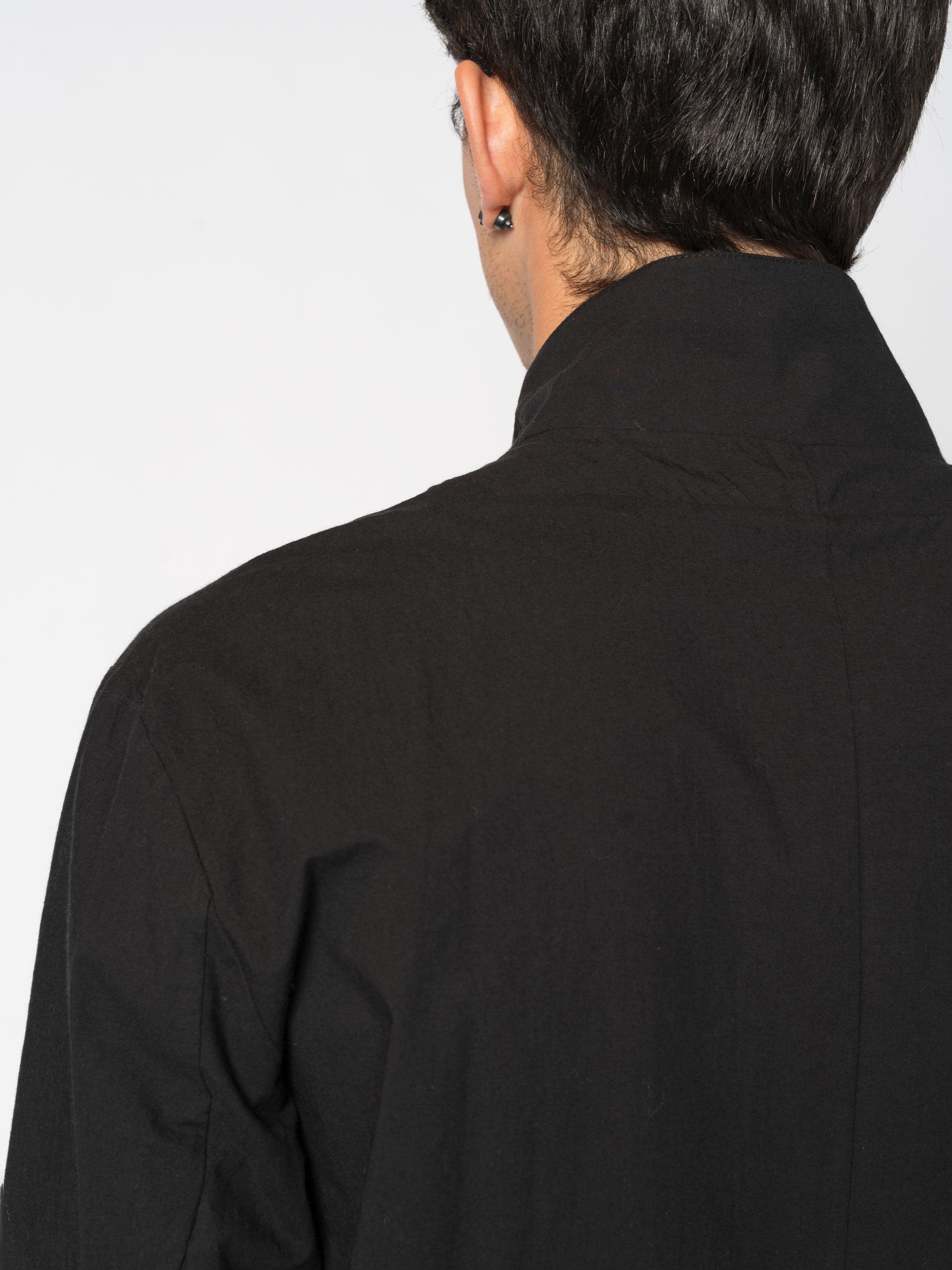 Shirt with Stand Collar