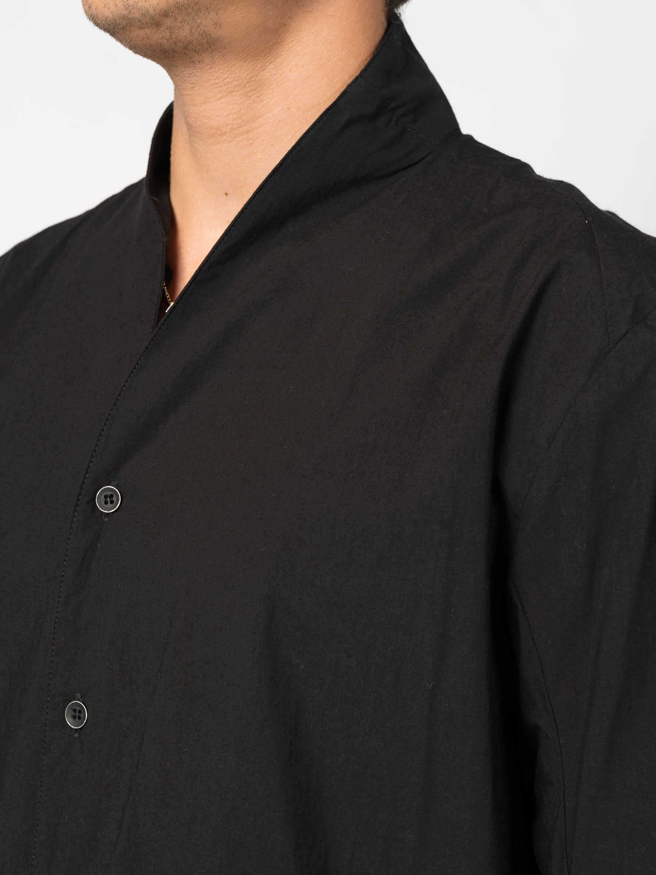 Shirt with Stand Collar