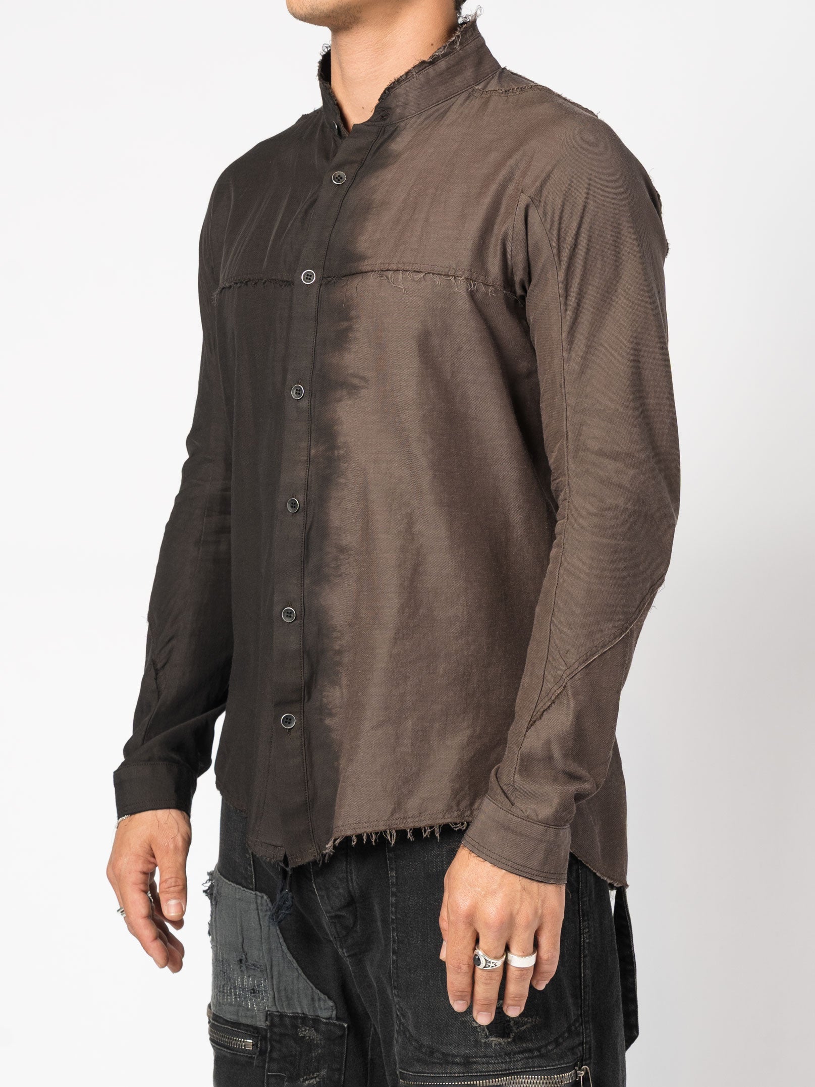 Distressed Dip-Dye Shirt - INN7
