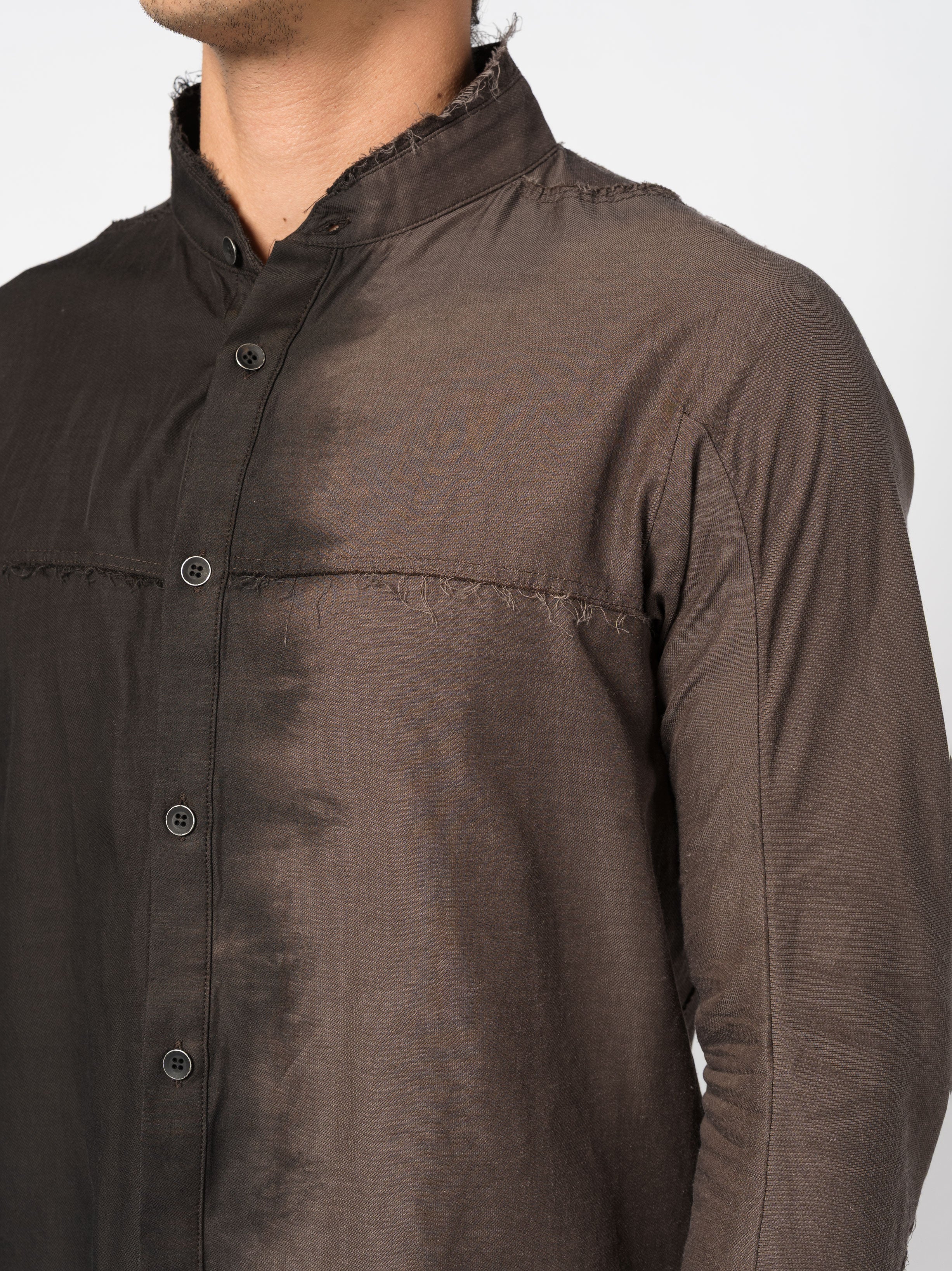 Distressed Dip-Dye Shirt - INN7