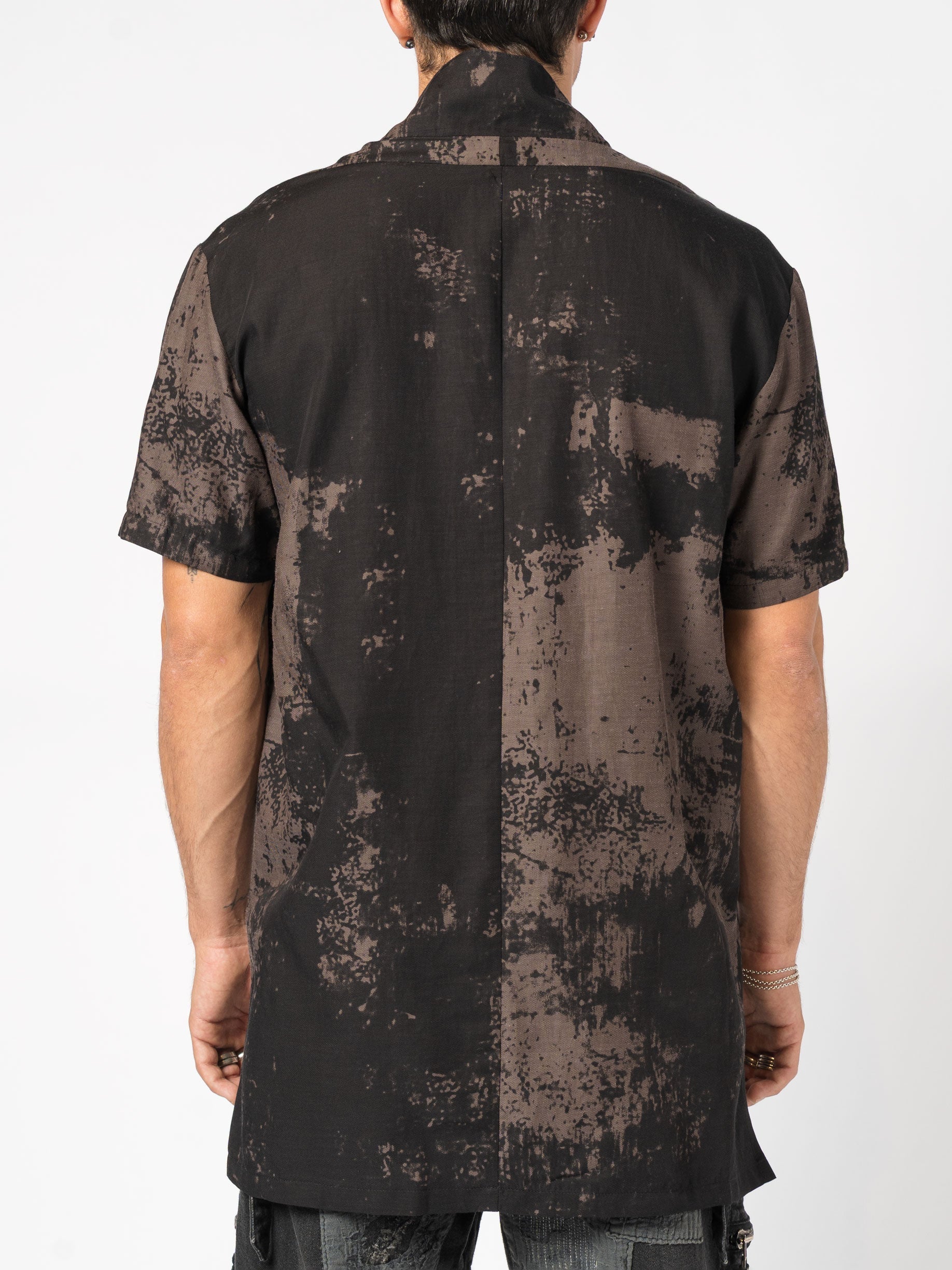 Short-Sleeve Washed Shirt