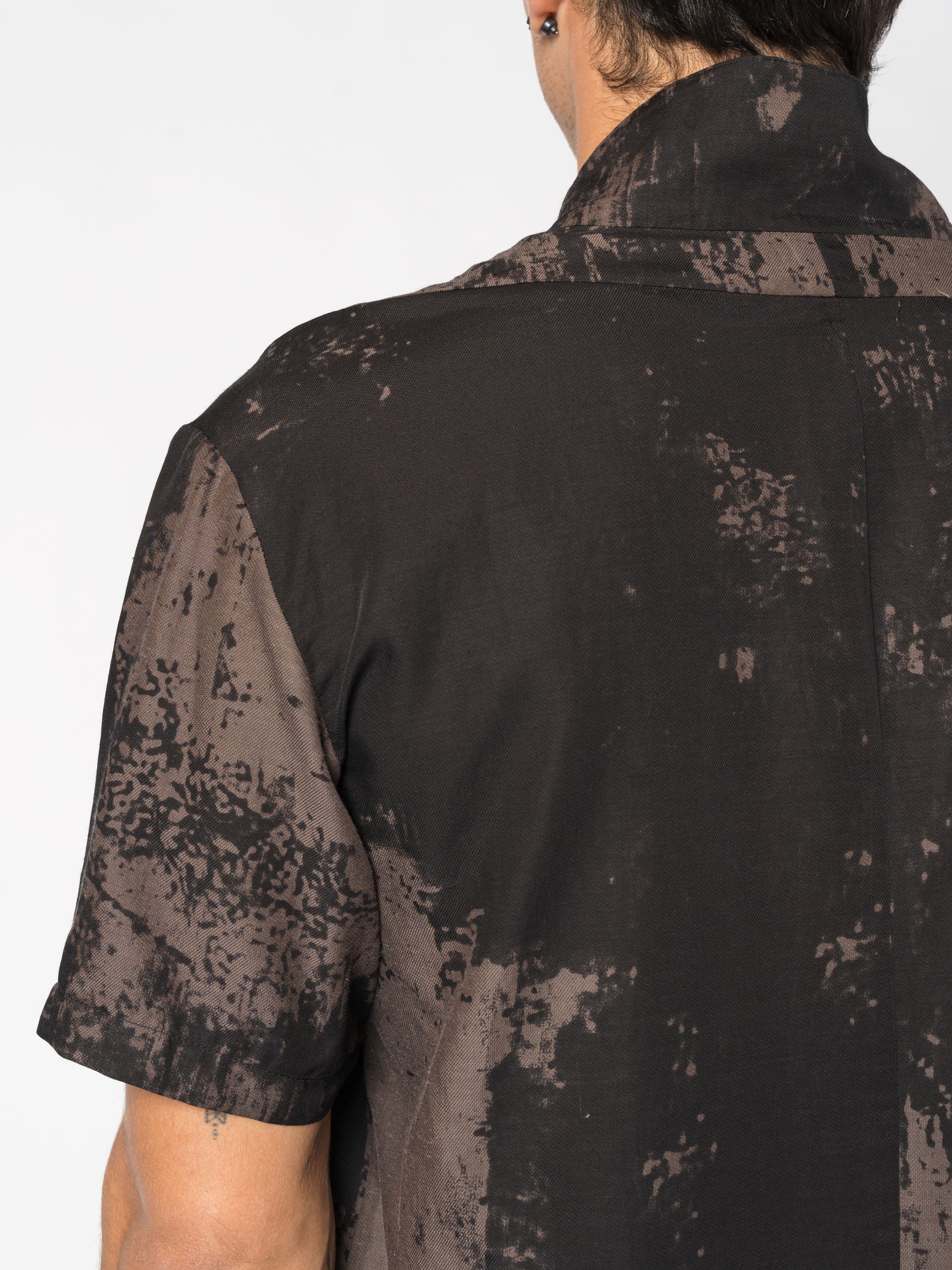 Short-Sleeve Washed Shirt