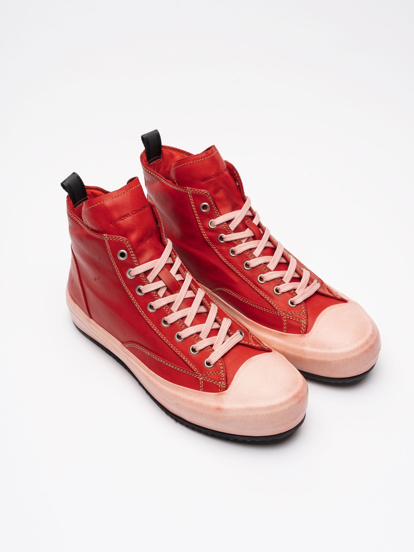 Leather High Top Sneakers - INN7