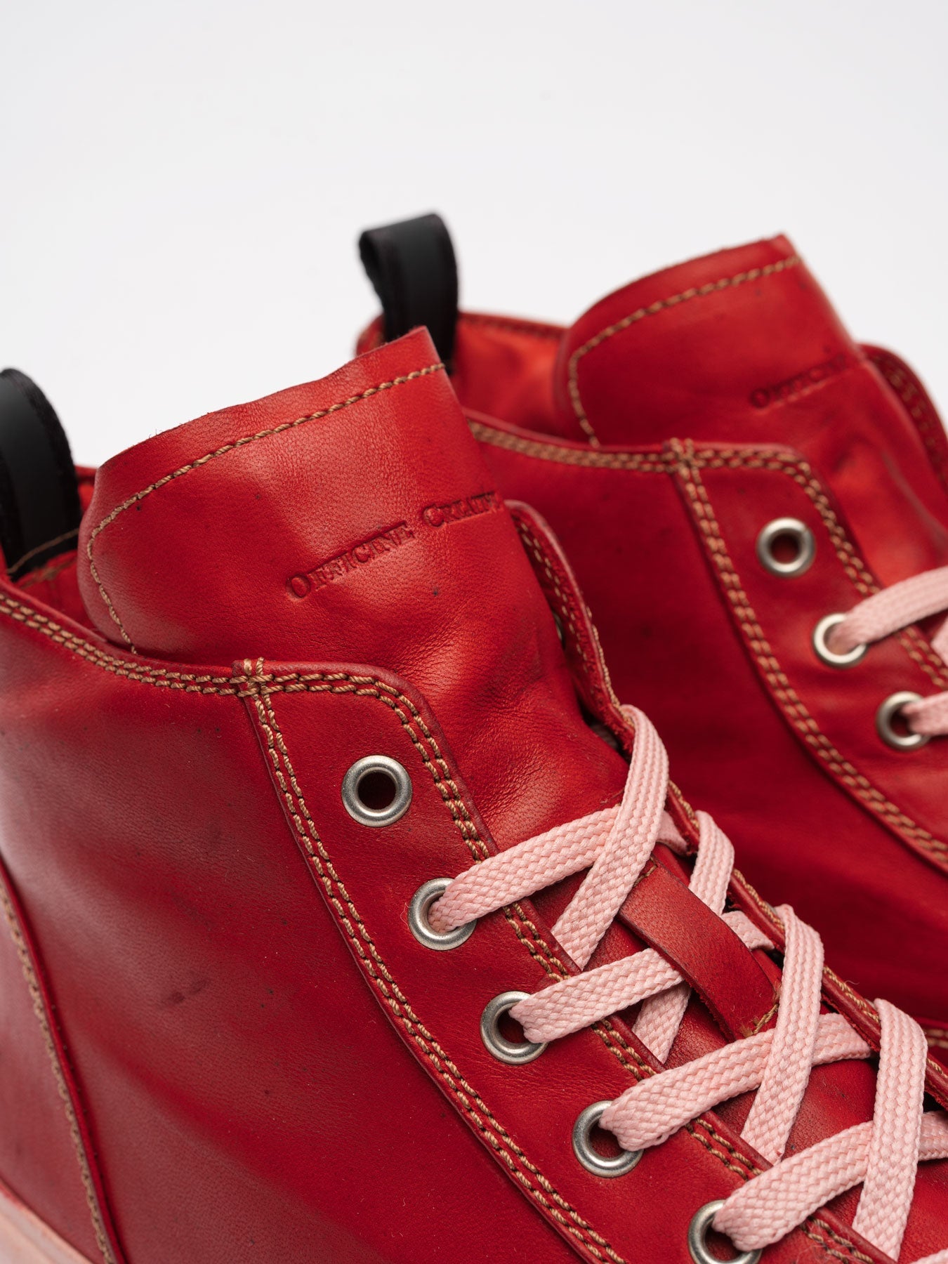 Leather High Top Sneakers - INN7
