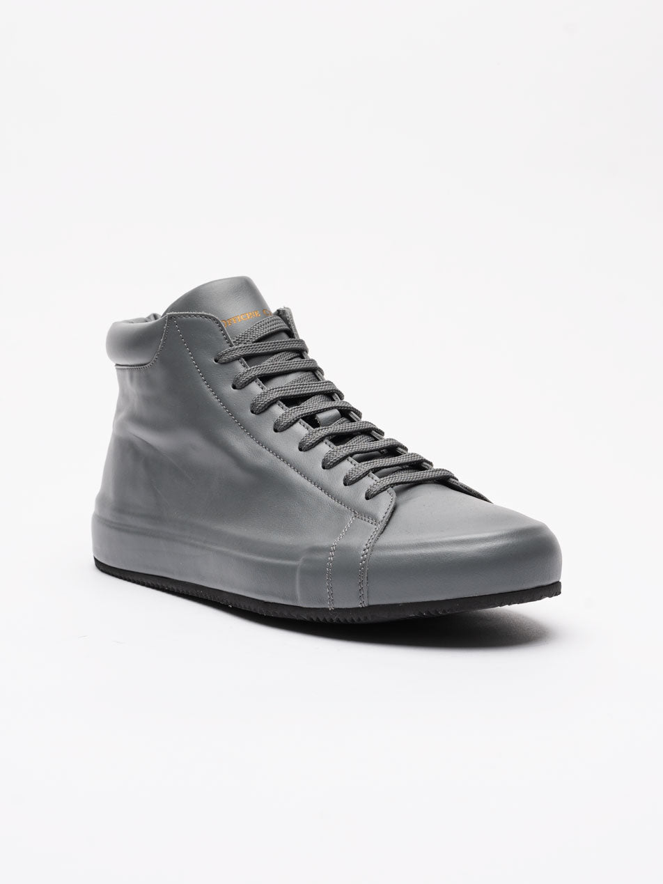 High-Top Leather Sneakers - INN7