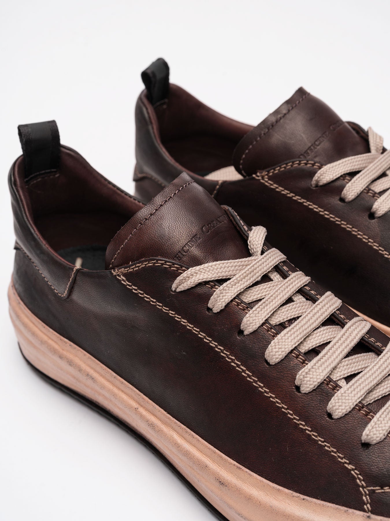 Low-Top Leather Sneakers - INN7