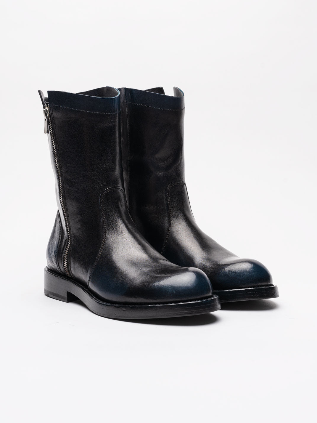 Mid-Calf Leather Boots - INN7