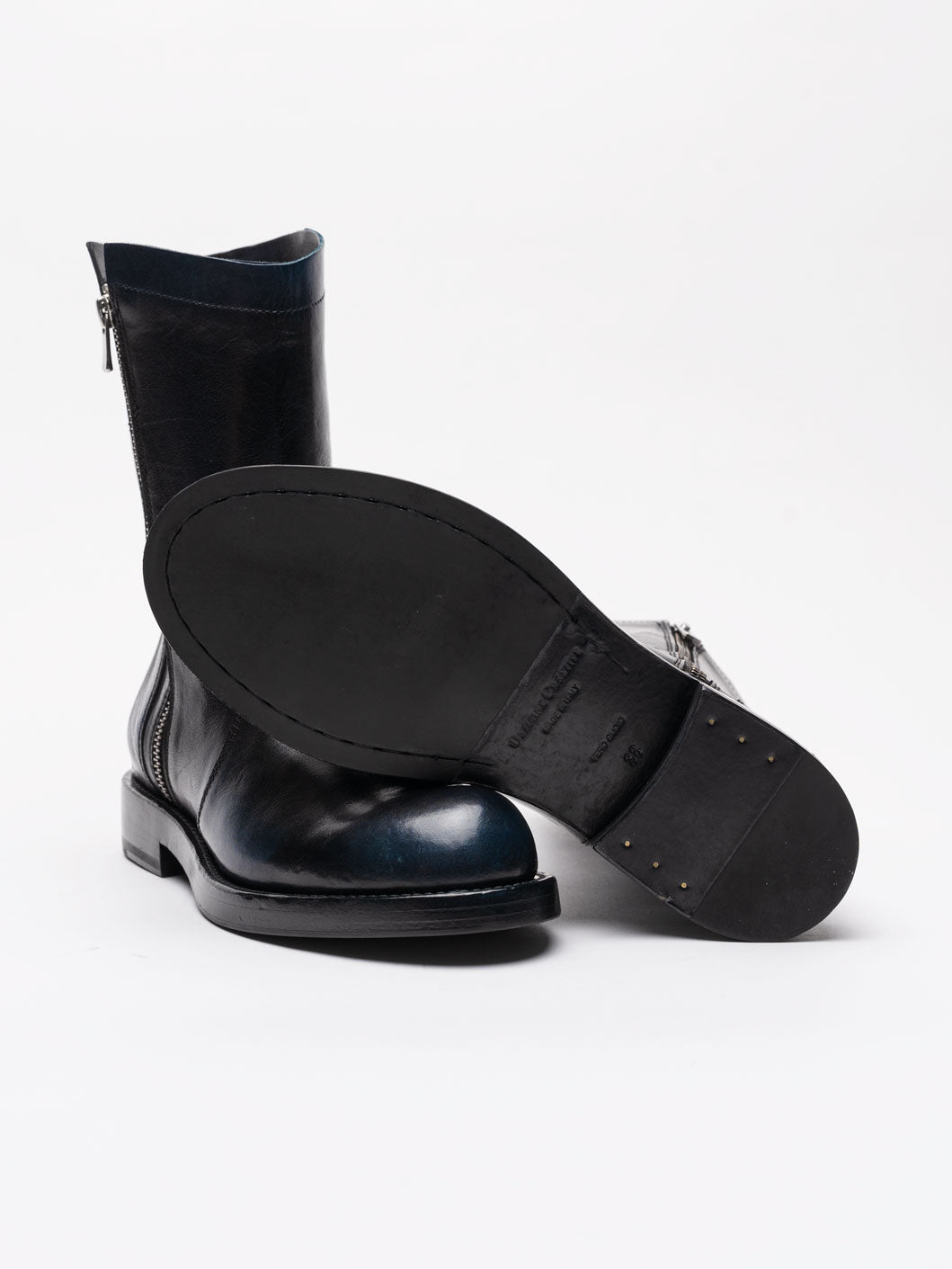 Mid-Calf Leather Boots - INN7