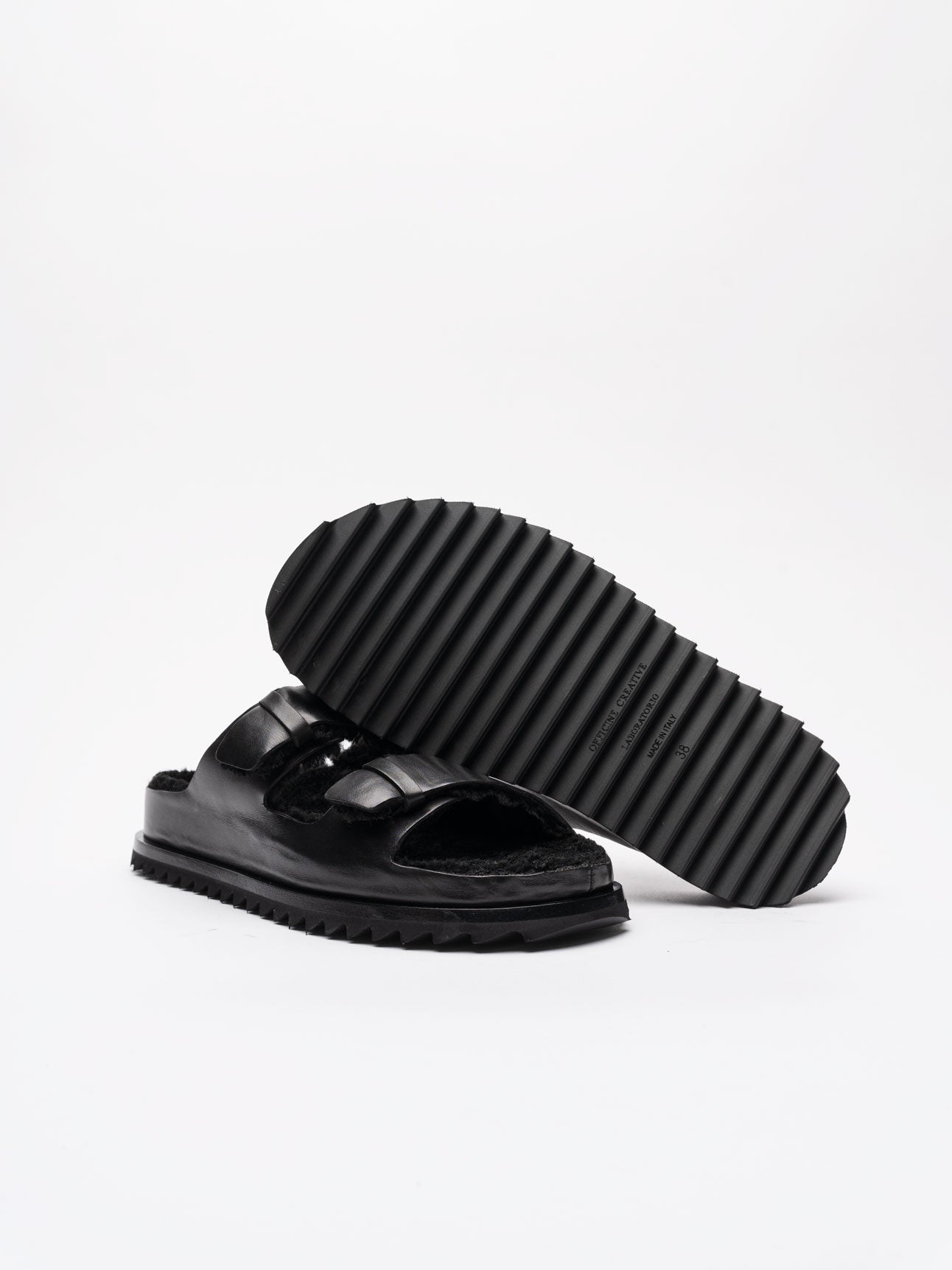 Leather Slide Sandals - INN7