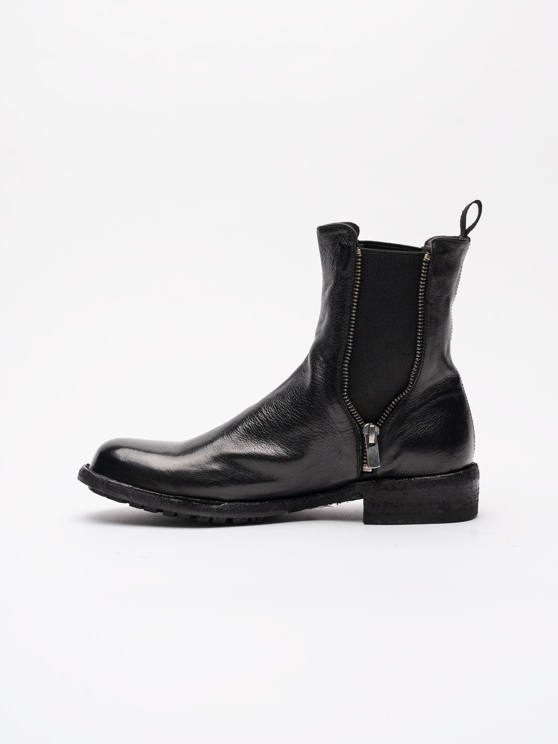 Leather Zip Ankle Boots - INN7