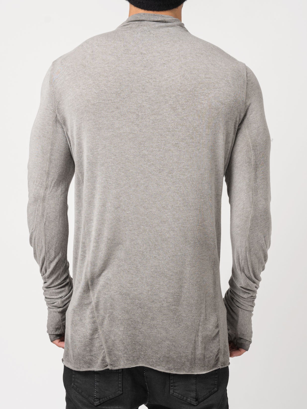 High-Neck Modal-Cashmere Blend T-Shirt - INN7