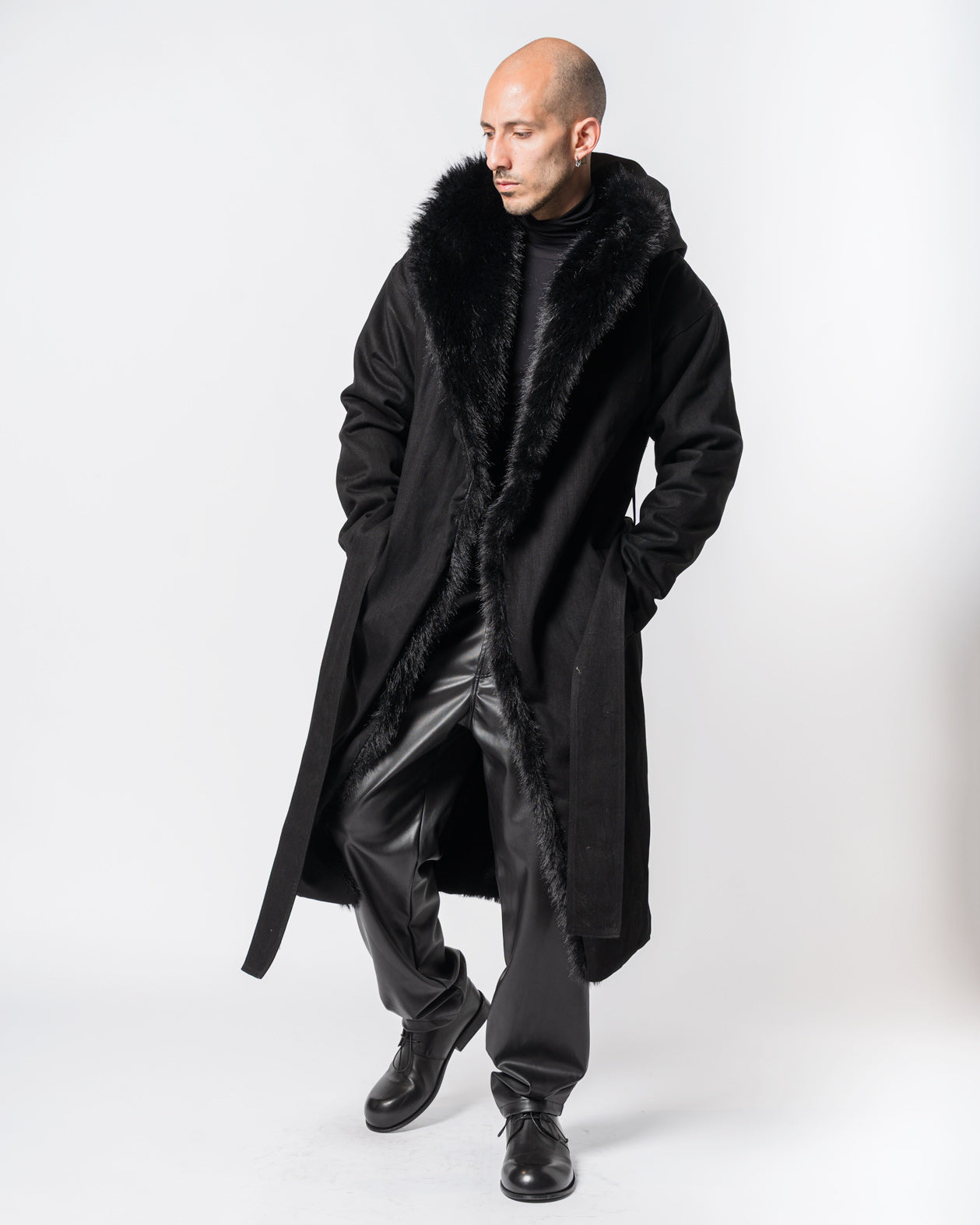 Reversible Faux Fur Coat
