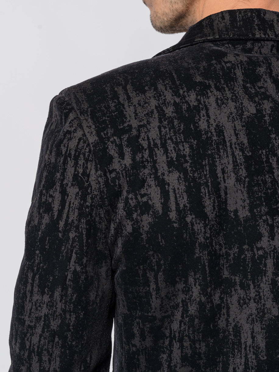 Textured Velvet Blazer