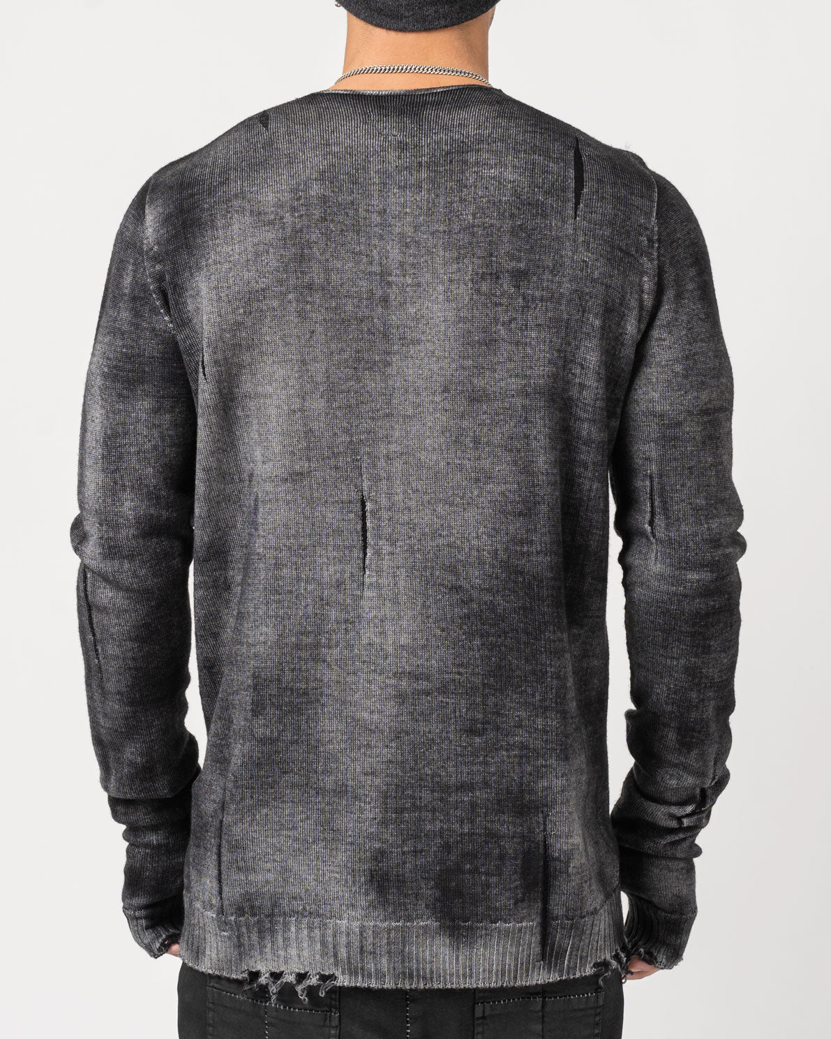 Distressed Wool Sweater - INN7