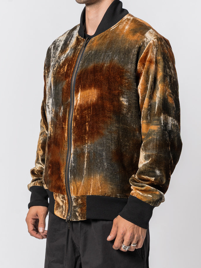 Velvet Bomber Jacket