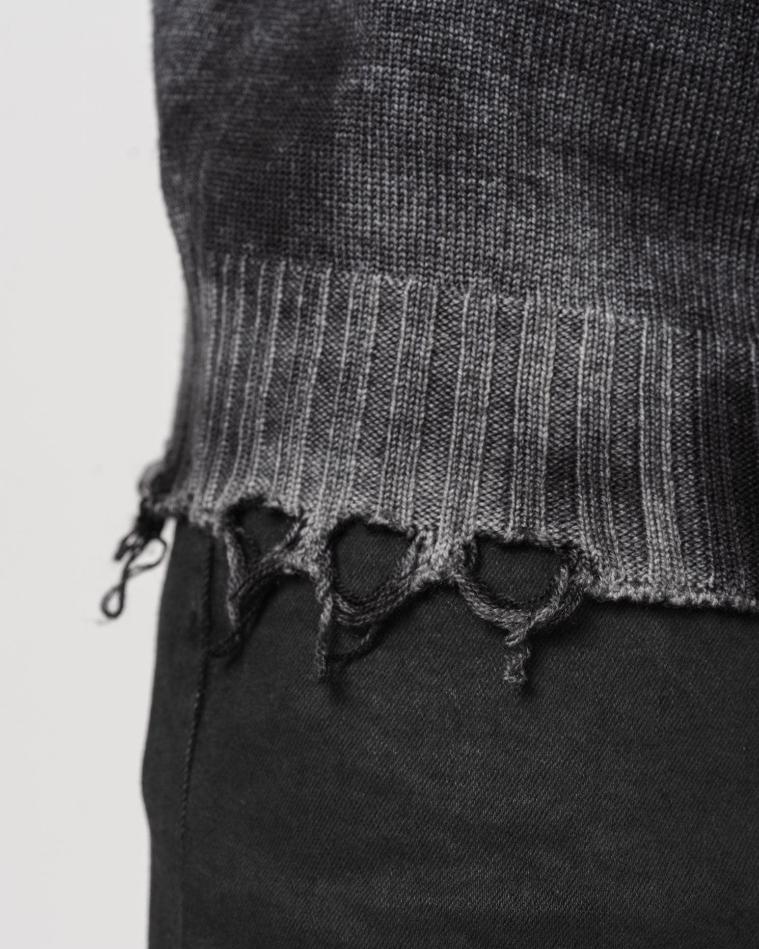 Distressed Wool Sweater - INN7
