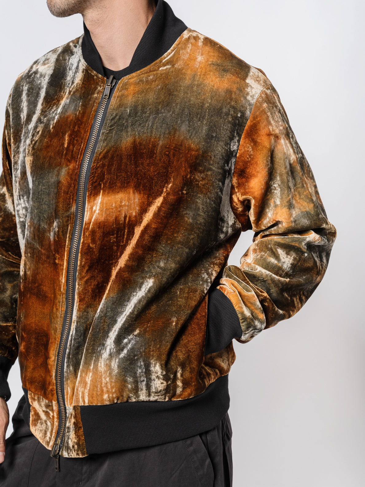 Velvet Bomber Jacket