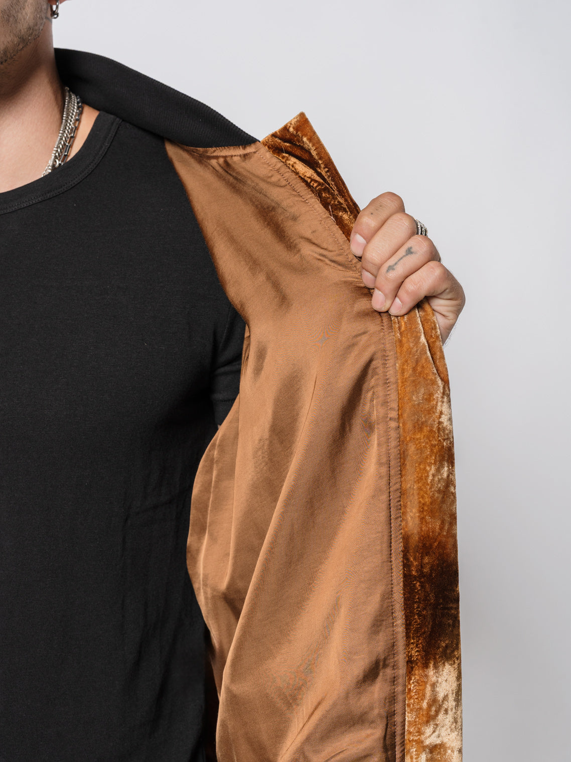 Velvet Bomber Jacket