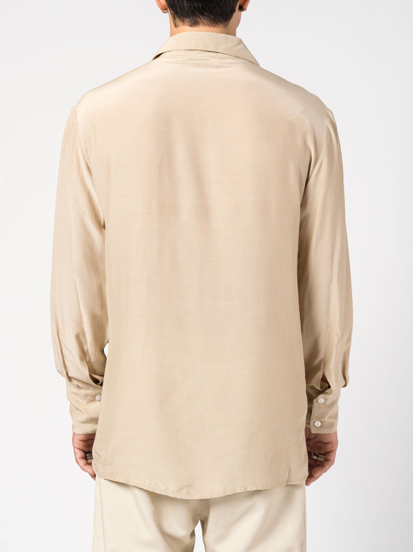 Button-Up Shirt with Concealed Placket - INN7