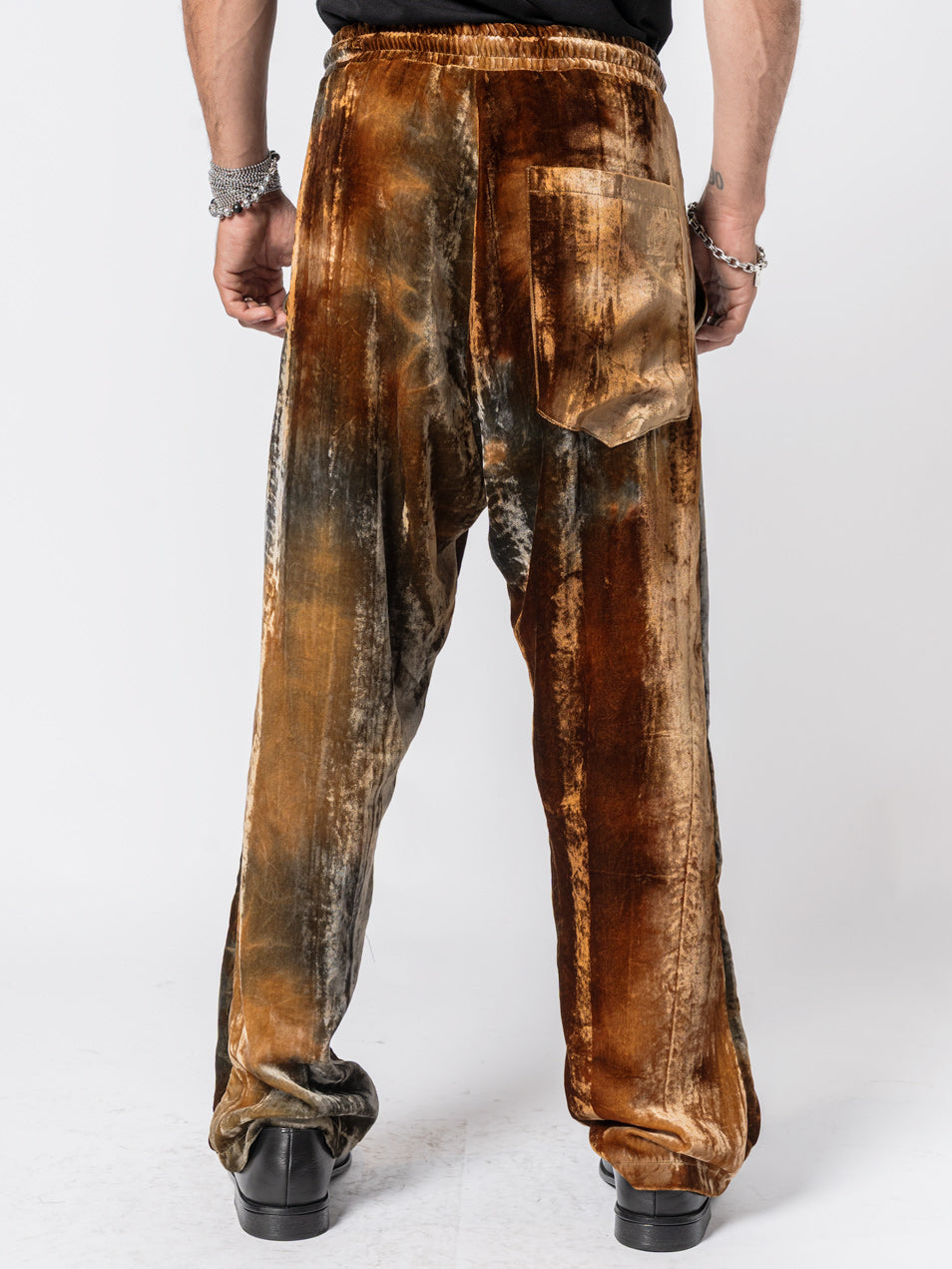 Velvet Drawstring Trousers
